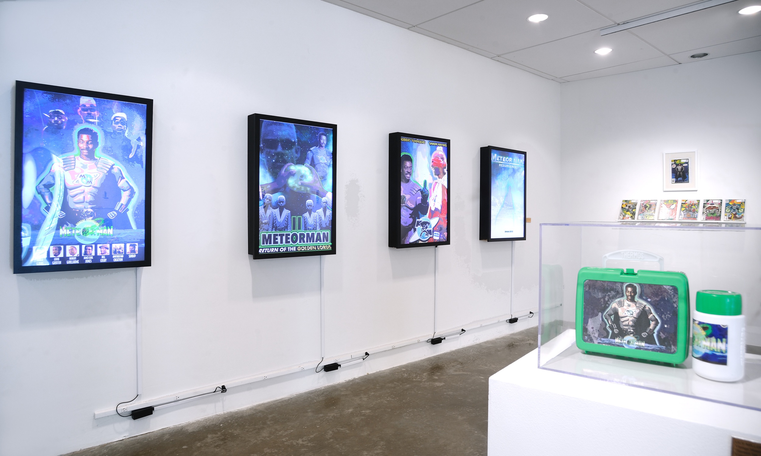 METWEOR MAN MOVIE POSTER DISPLAY BOXES:SEQUEL AFTER SEQUEL