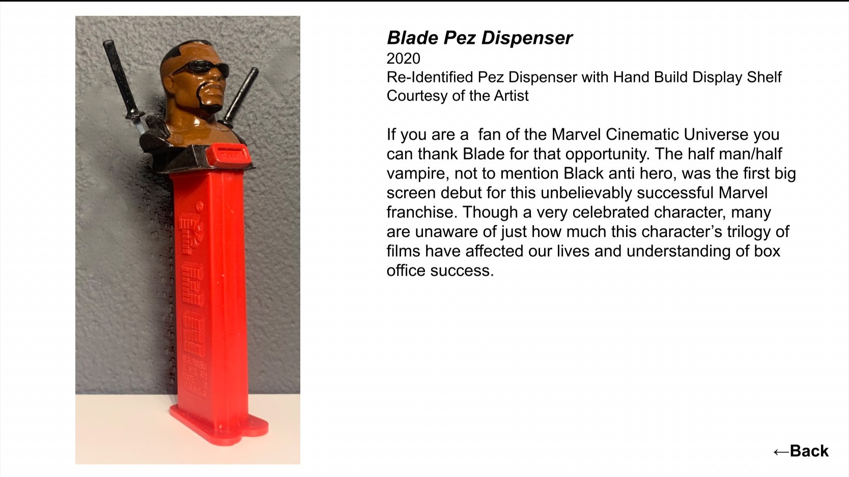 3D Resin Print, Repurposed Pez Dispenser