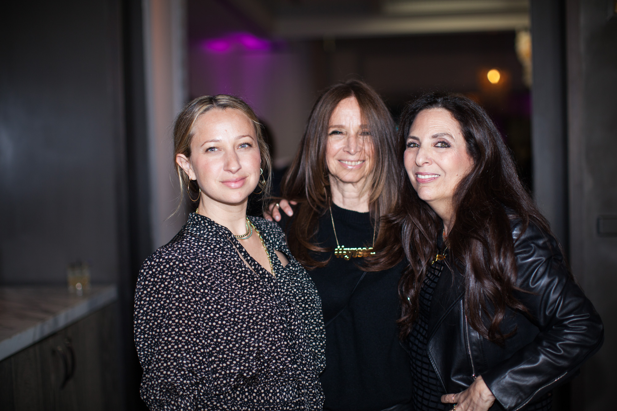 Cofounder Sharon Feldstein with Ellen and Jennifer Meyer