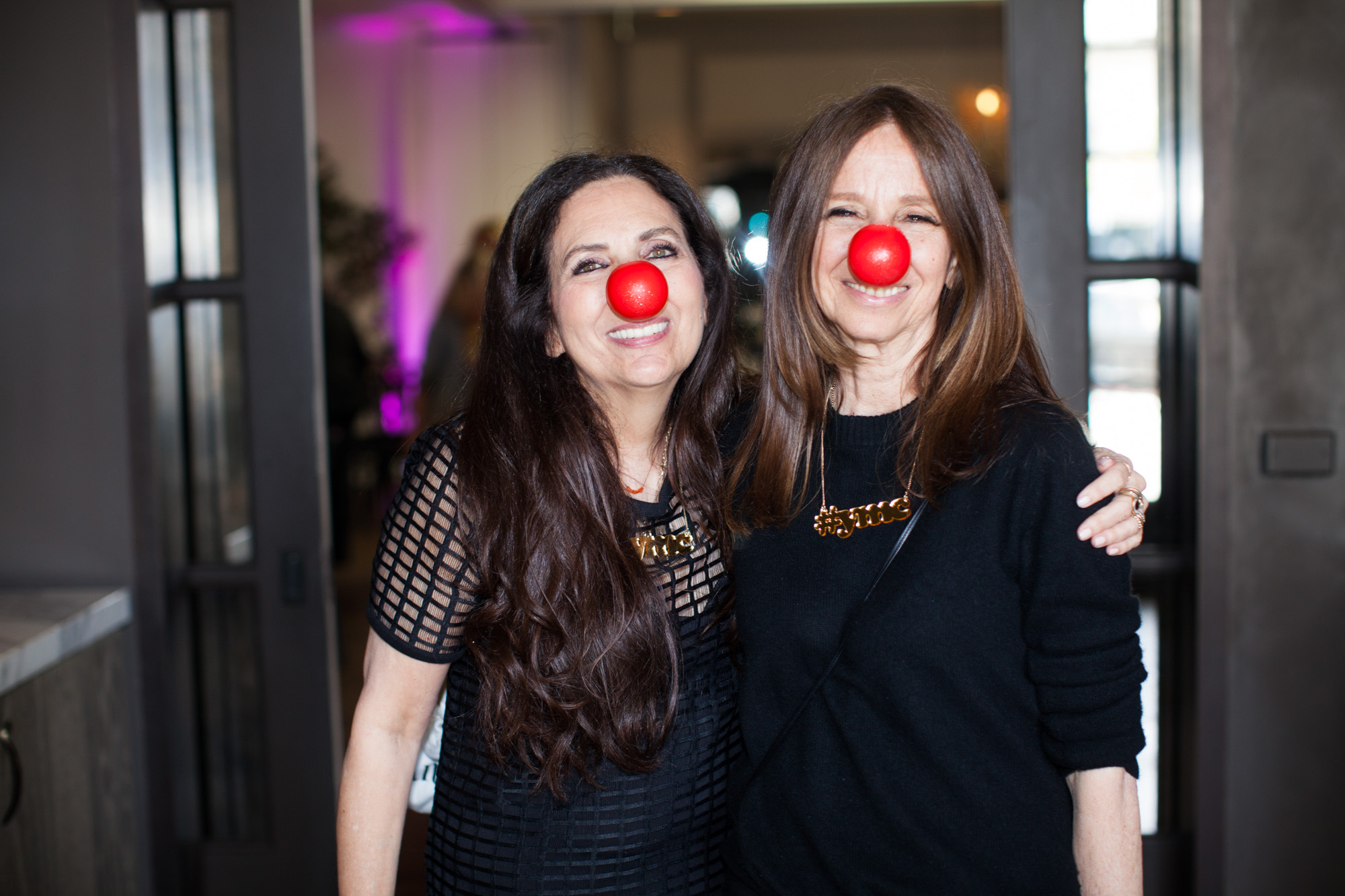 Cofounder Sharon Feldstein with Ellen Meyer