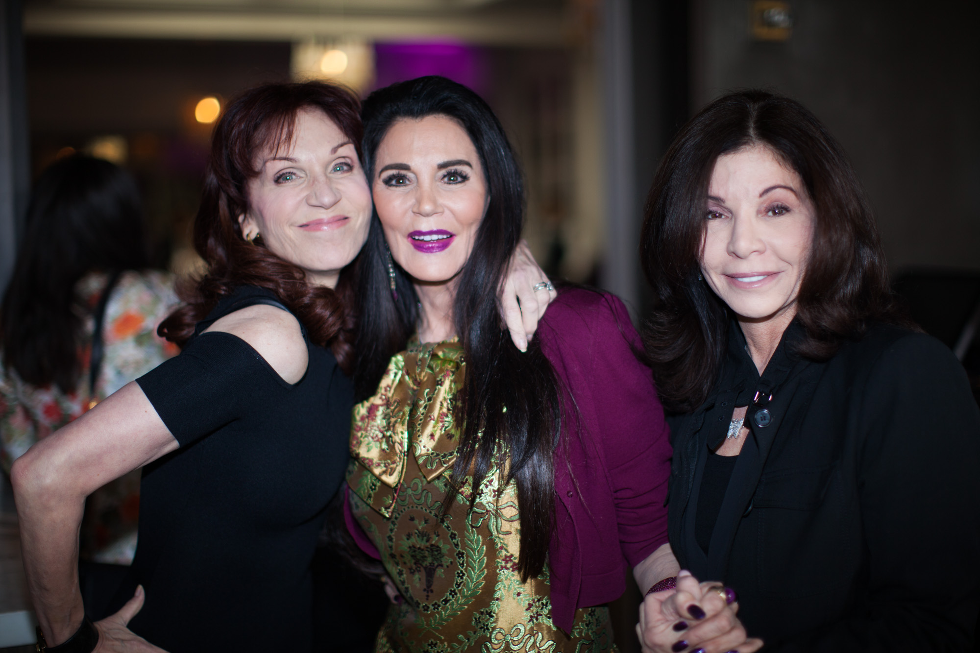 Marilu Henner, Barbara Lazaroff, and Jill Black