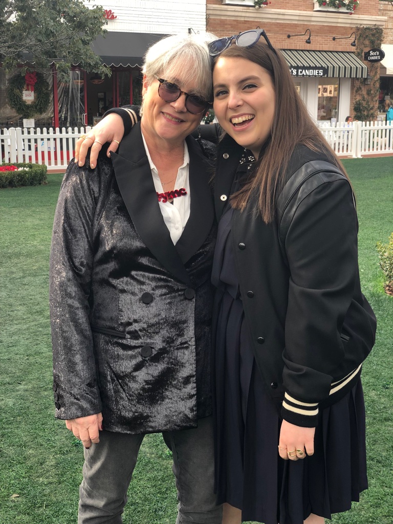 Cofounder Patsy Noah with Beanie Feldstein