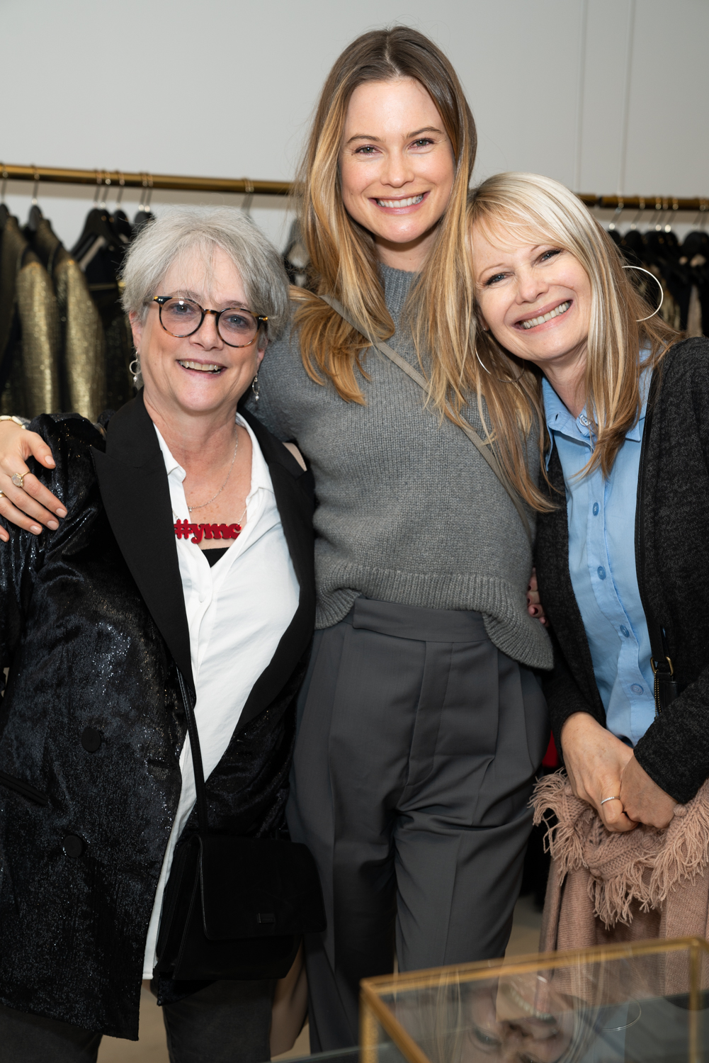 Cofounder Patsy Noah with Behati and Magda Prinsloo