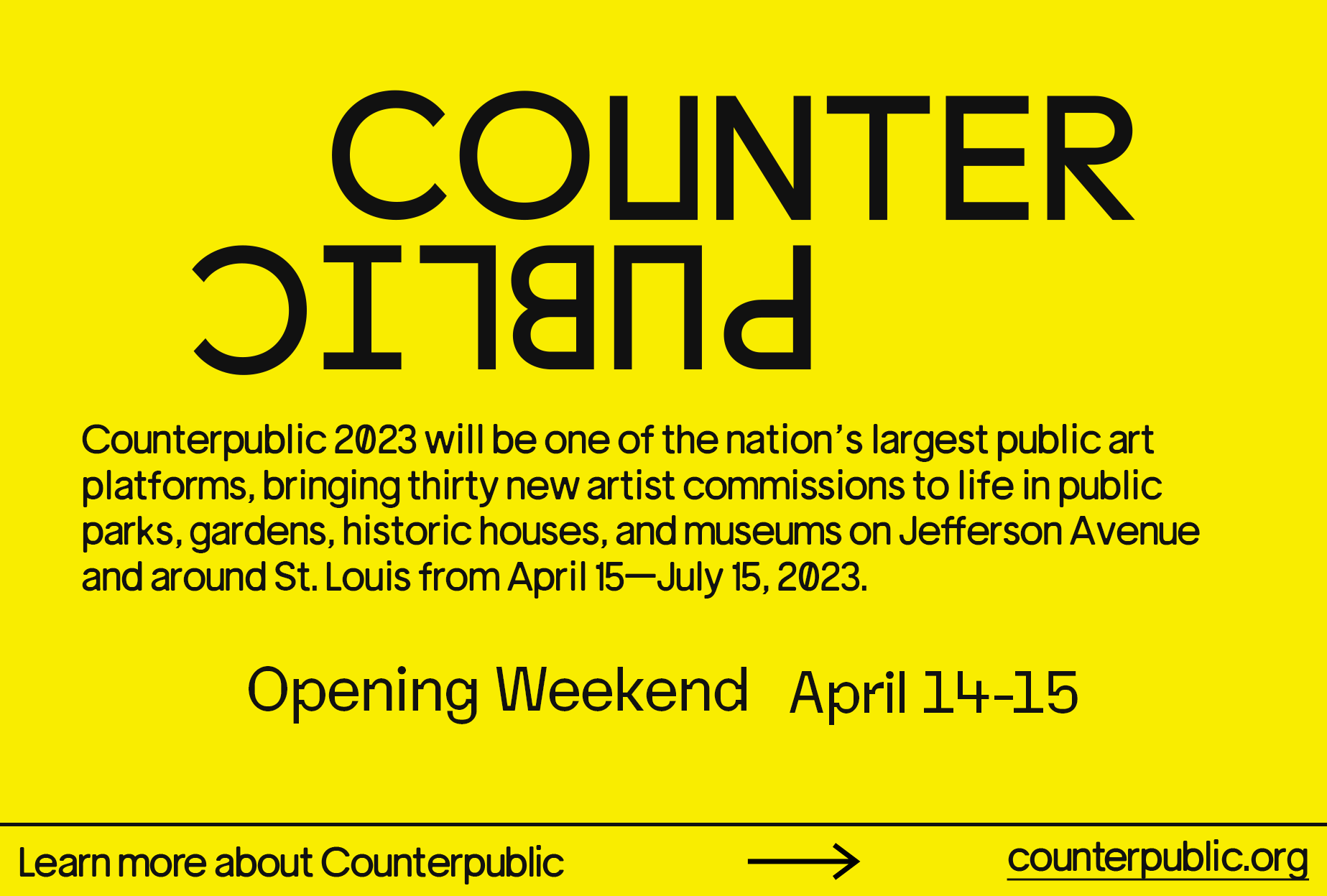 Counterpublic 2023 presents Jaune Quick-To-See Smith
