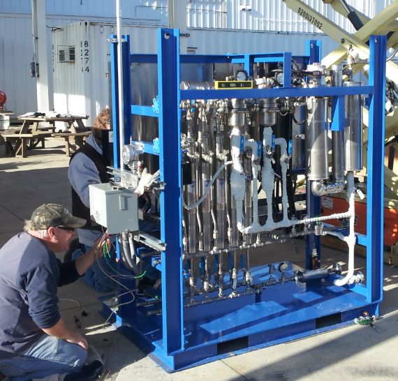 HYCO GTL H2-CO Pilot-Scale Membrane Unit with Mass Flow & Process Control System