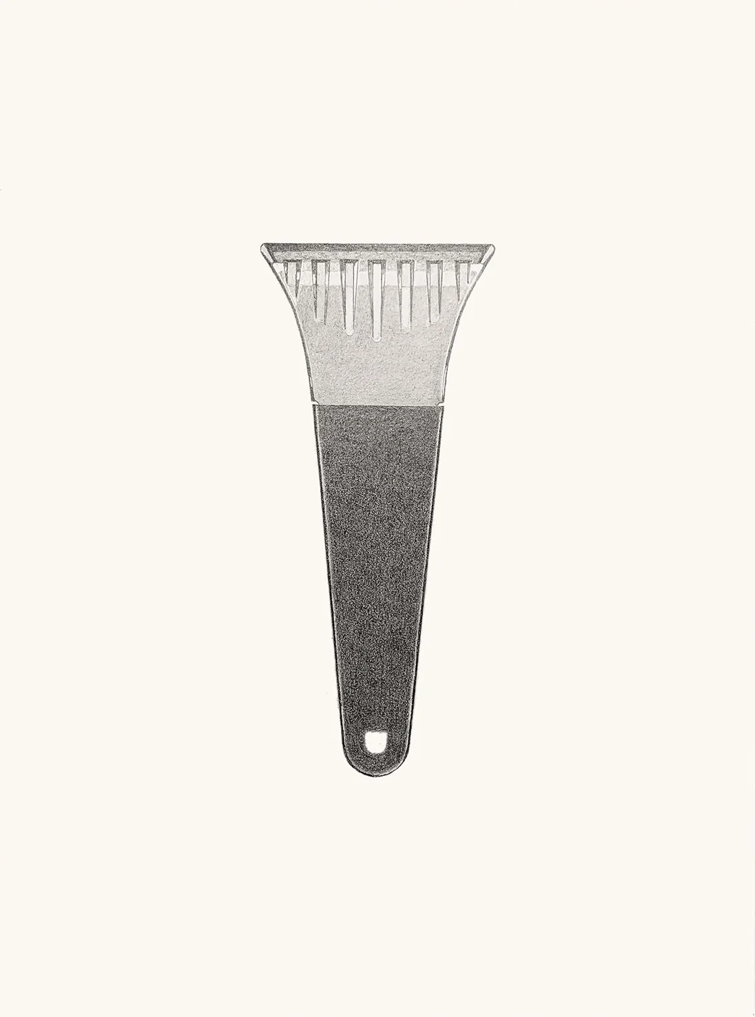 scraper , 12” x 8”, graphite on fabriano paper. $800