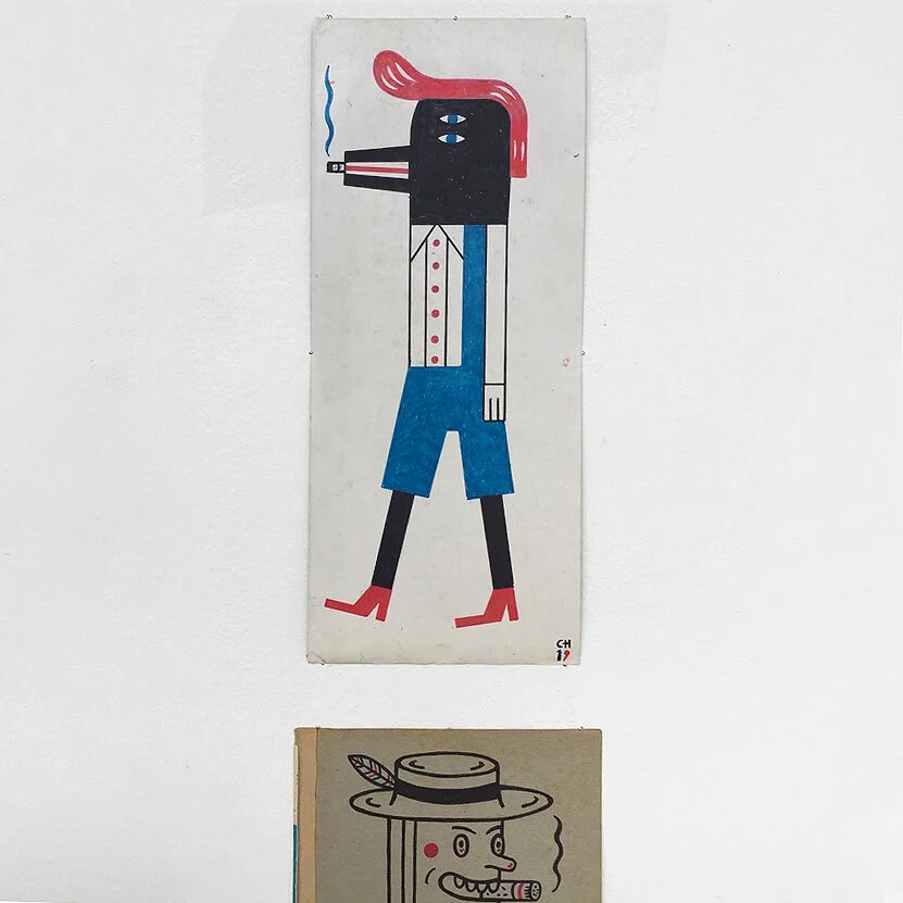 craigio hopson, ink on found paper, 10” x 4.5”, $150