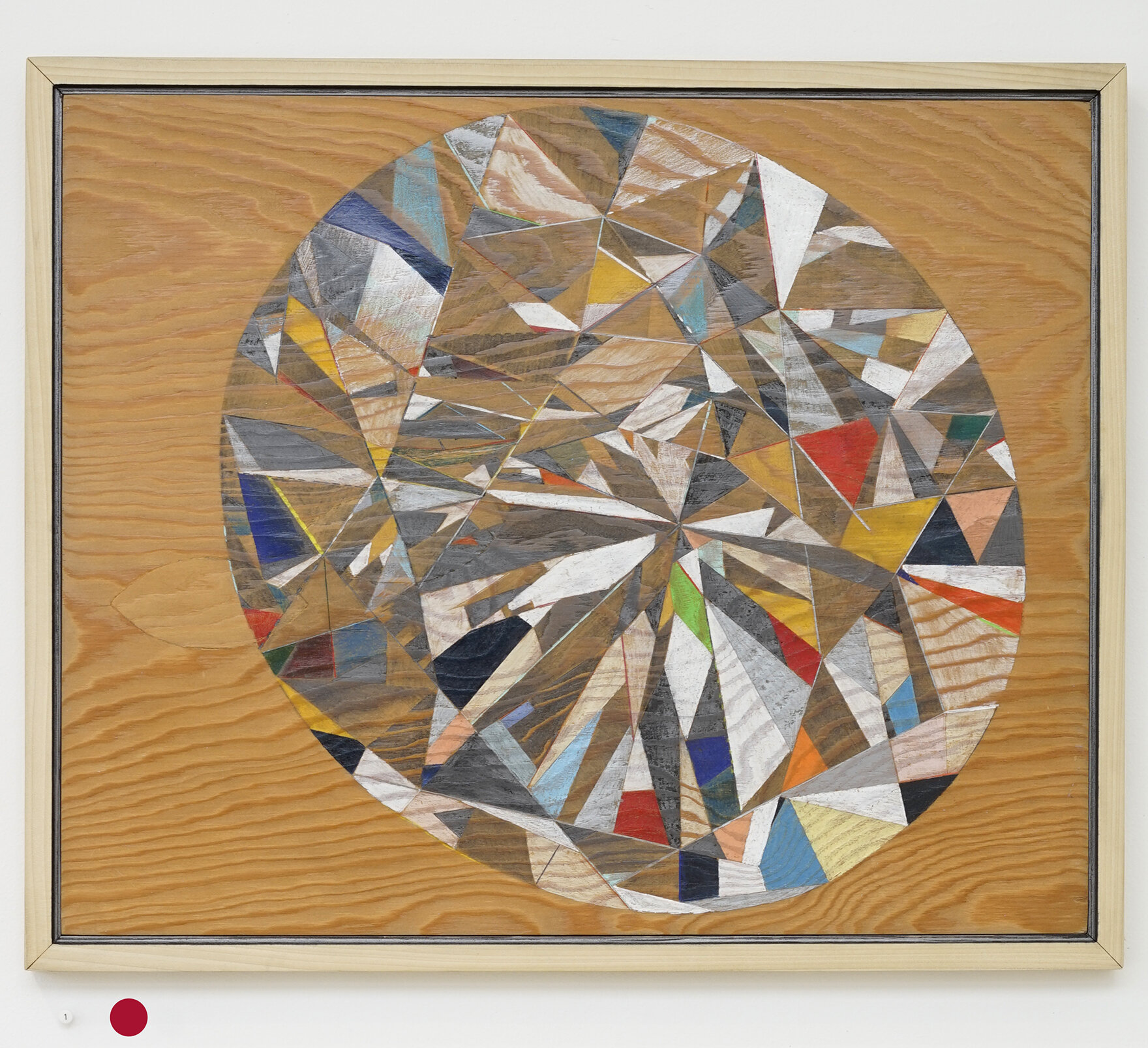 joe smith, cut round no. 5, 21” x 23” x 3/4”, $800 sold