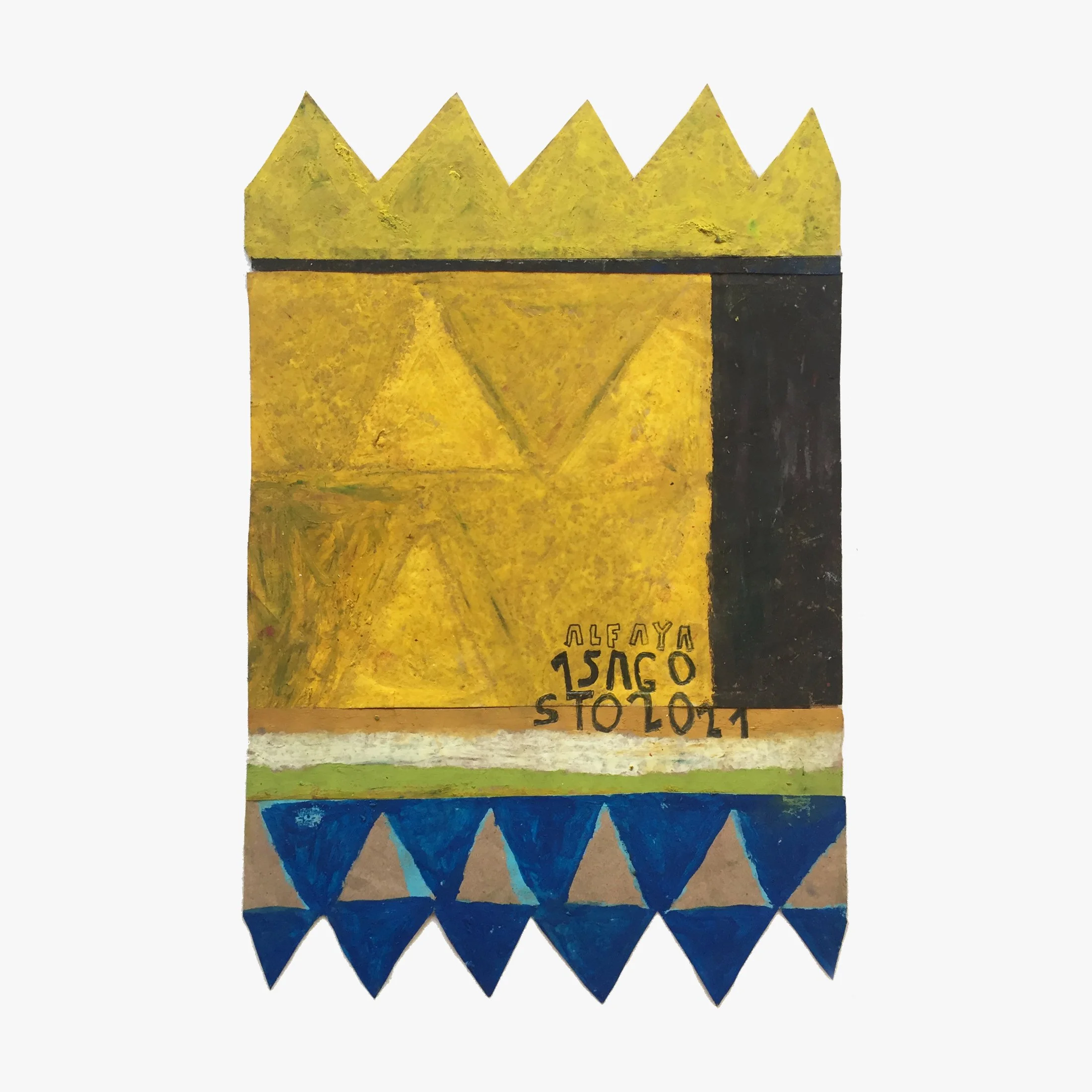 No. 2 - 14 3/4” x 9 3/4”, mixed media, 2021. $350.
