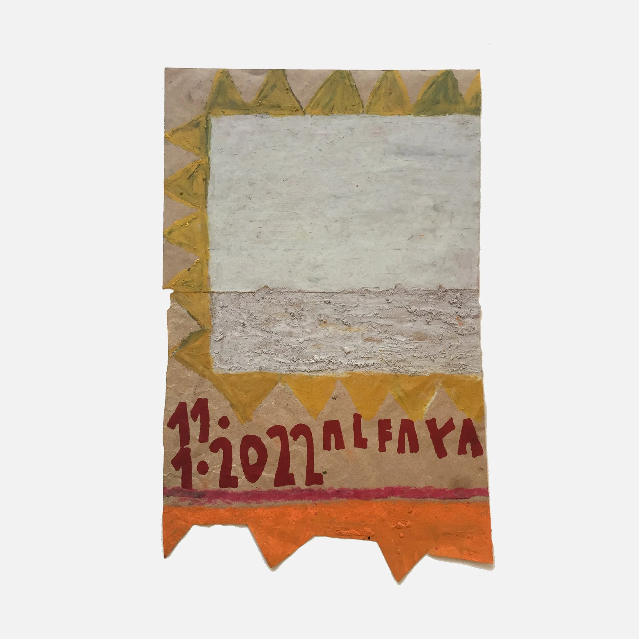 No. 5 - 15 1/2” x 9 3/4”, mixed media, 2022, $350.