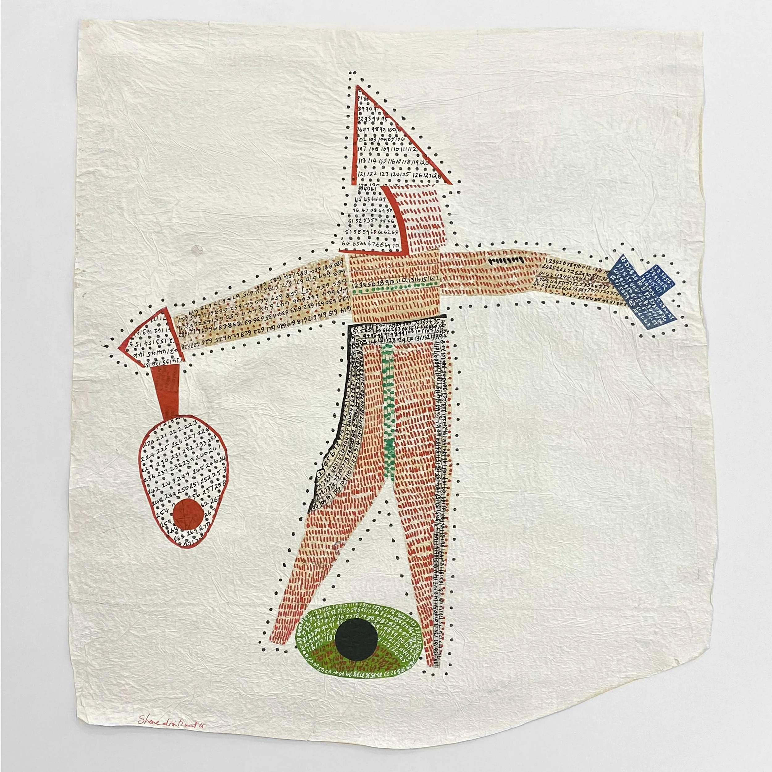 No. 15 - 25 3/4” x 22 1/2”, acrylic on paper, 2022. $1,100.