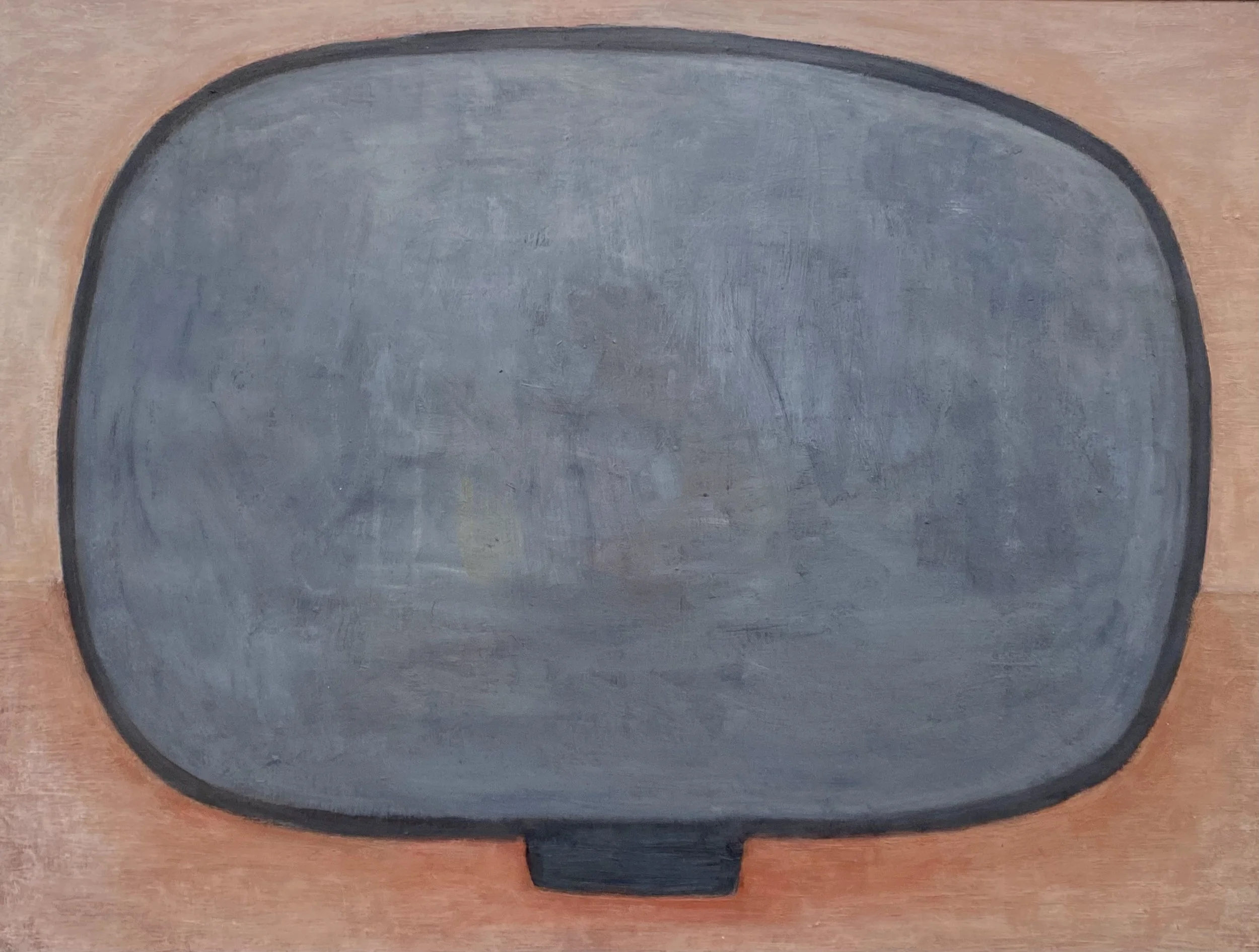 Rearview Window - 30” x 44”, oil and wax on Canson Paper (mounted & framed), 2023. $2,800.