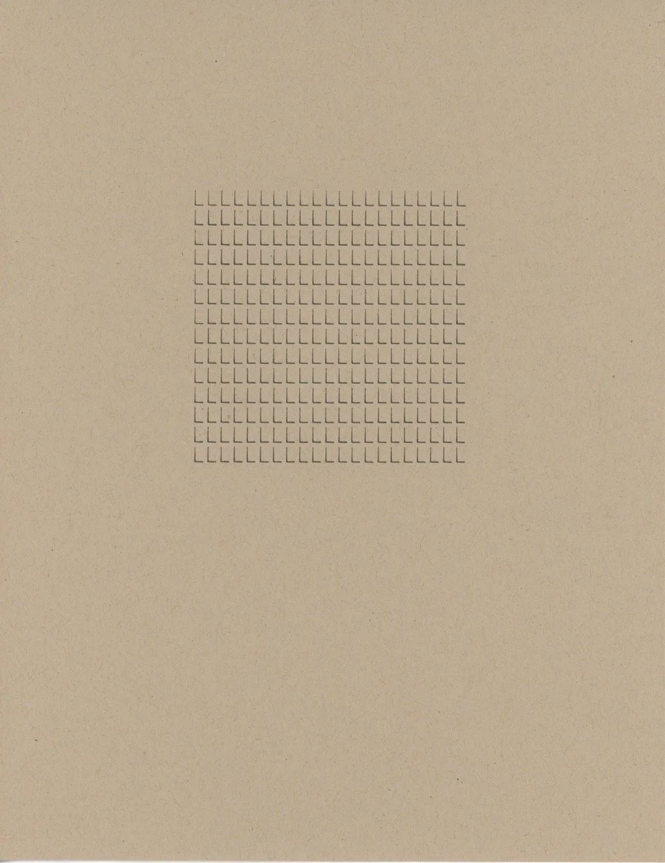#2023-00633 11” x 8.5”, typewriter ink on craft paper, Olympia SG3-XL font typewriter, framed. $475.