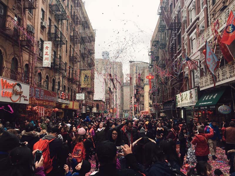Chinese New Year Parade in Chinatown New York