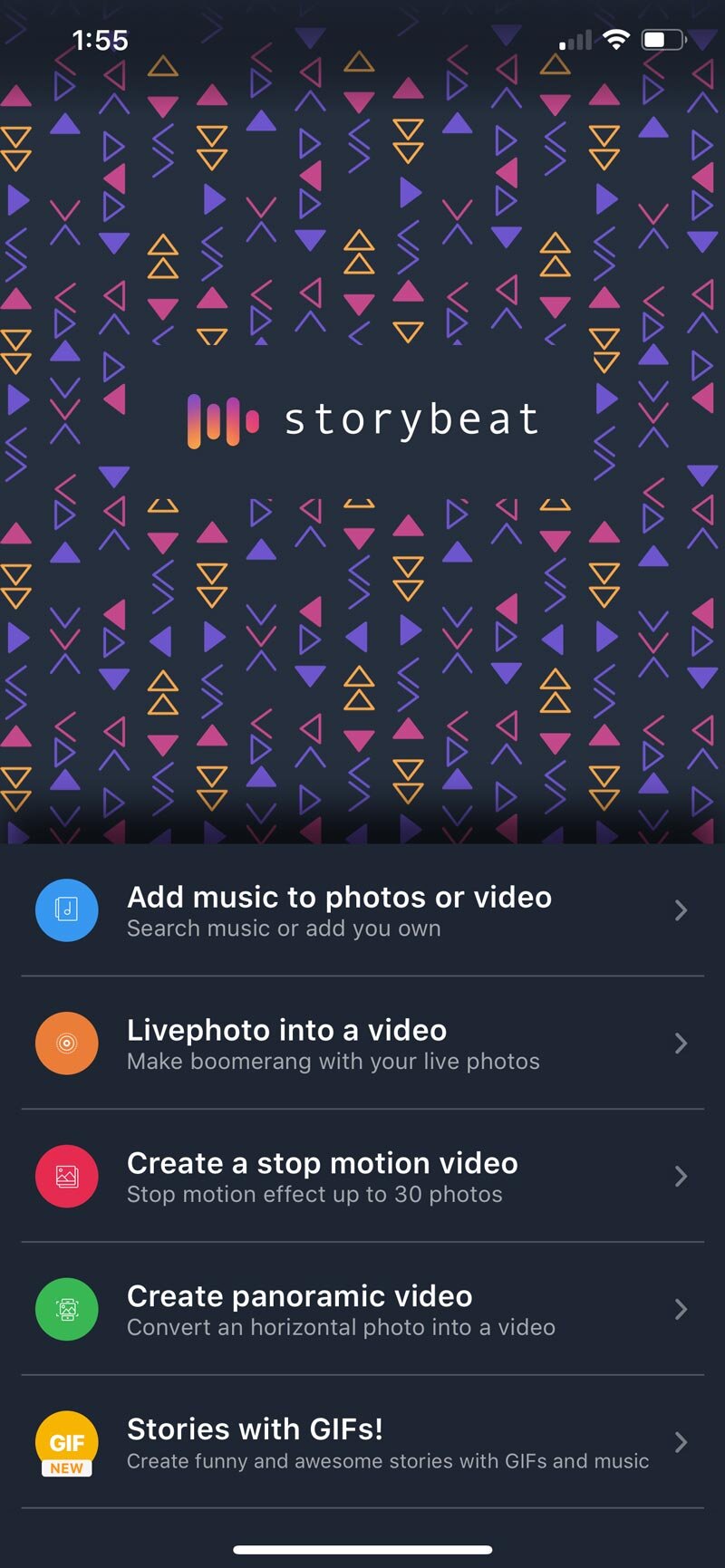 Storybeat Mobile App