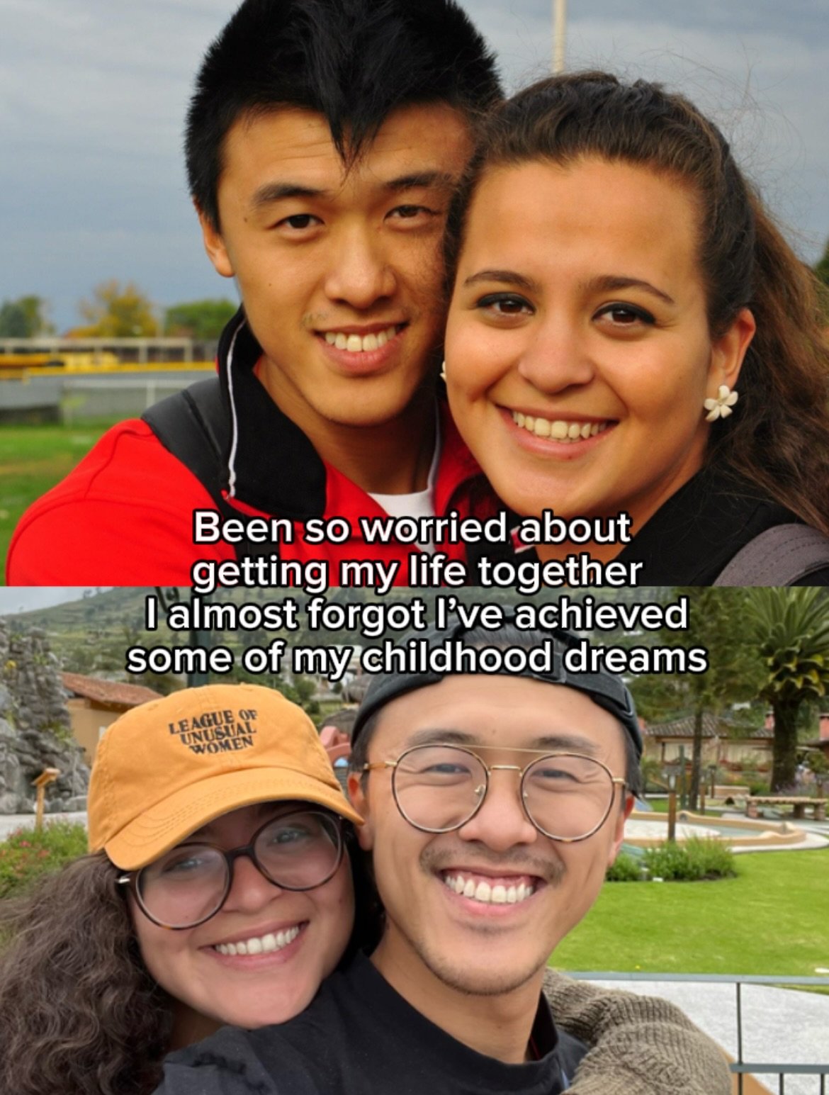 1. Meijun + Estefi circa 2013 vs 2023

2. Baby Meijun circa 1995

3. Meijun quick drawing in Shanghai December 2024

4. Arashiyama Monkey Park in Kyoto, Japan December 2024

5. Baby Estefi circa 1997

6. Little Estefi &amp; sister in New York City, C