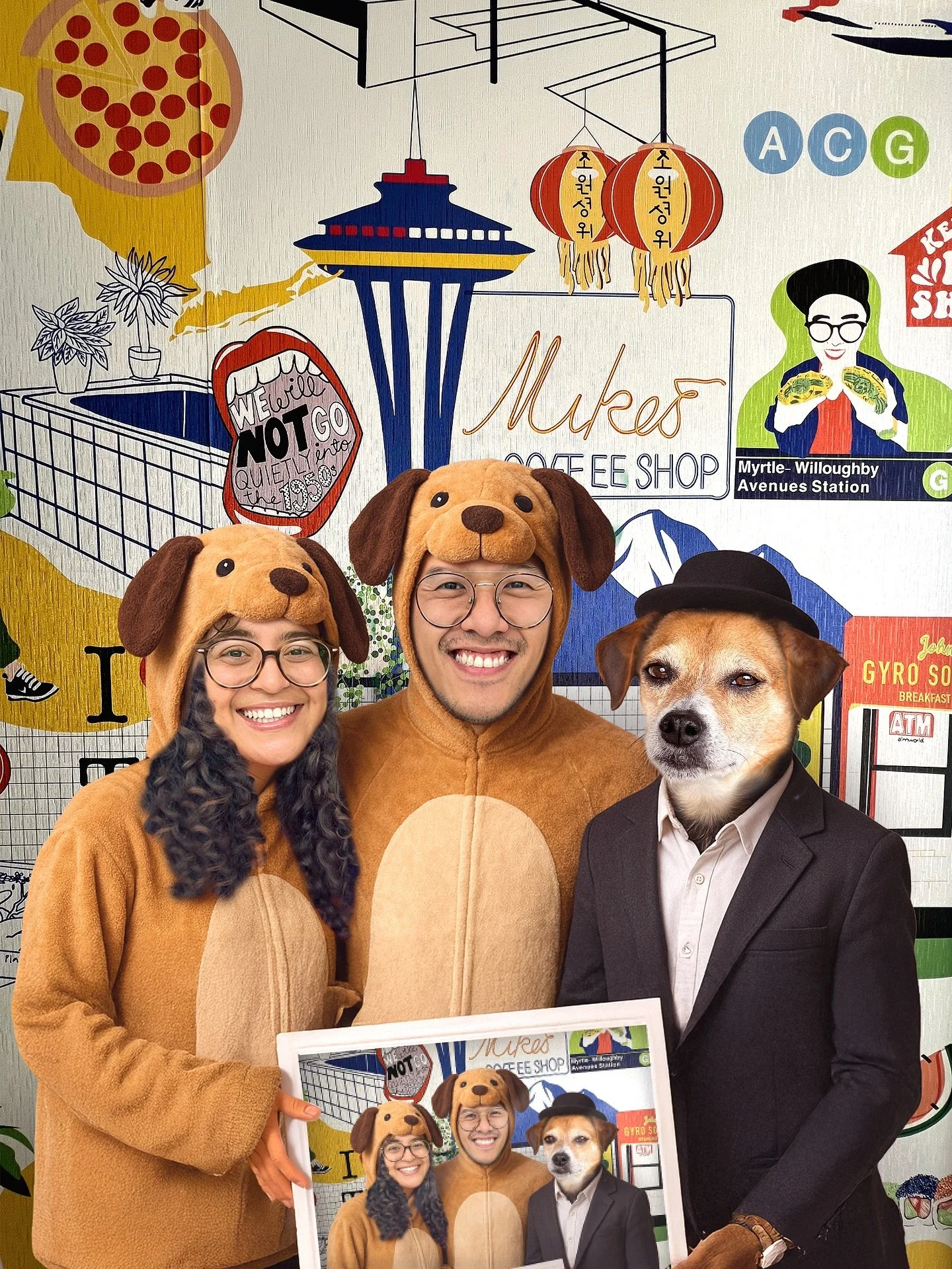 Happy Howloween 🎃 from your favorite 2 dogs + a human behind TakeThree Studio. 😏❤️&zwj;🔥🐶
#takethreestudio #halloween2025