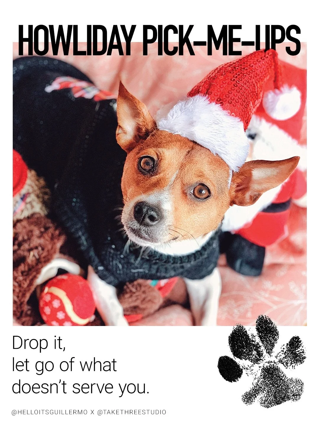 HOWLIDAY PICK-ME-UPS ✨ life lessons from the dog-boss + his two little helper humans.

We hope this post finds you (not pooping) and meets you where you are. We are truly grateful for you, for your eyeballs, and the thumb that stops scrolling when yo