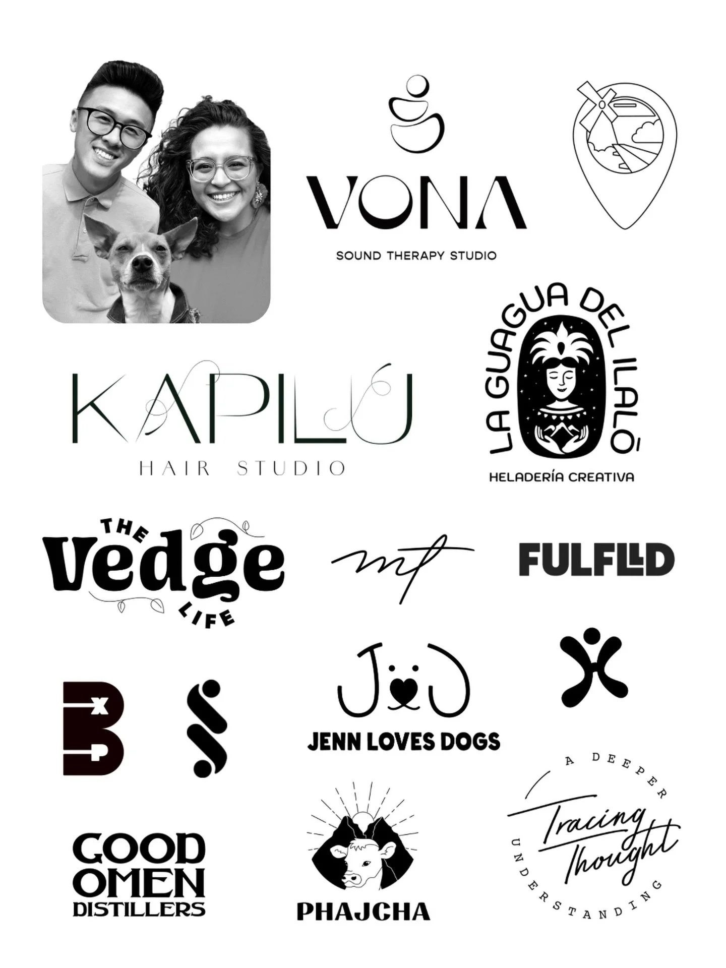 Fashionably late to the @logoarchive.now trend. Worth hopping on 🤭 even during maternity/paternity leave 😆

Here are some logos and marks from the TakeThree archives, out there living their best lives in the wild. 

Each one made with love, intenti