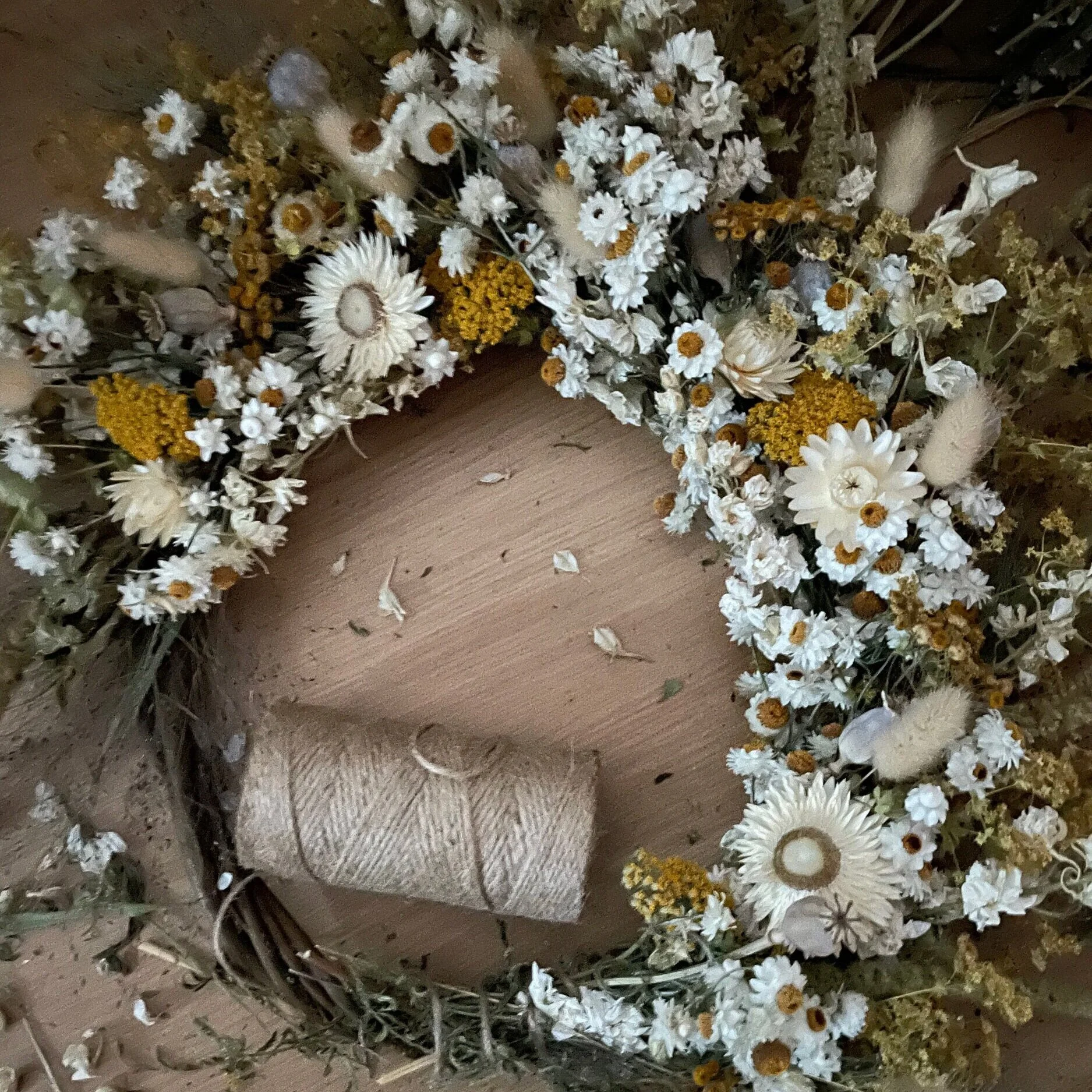 Autumn Dried Flower Wreath Workshop, Friday 2 October 2026, 9.30 - 12.30