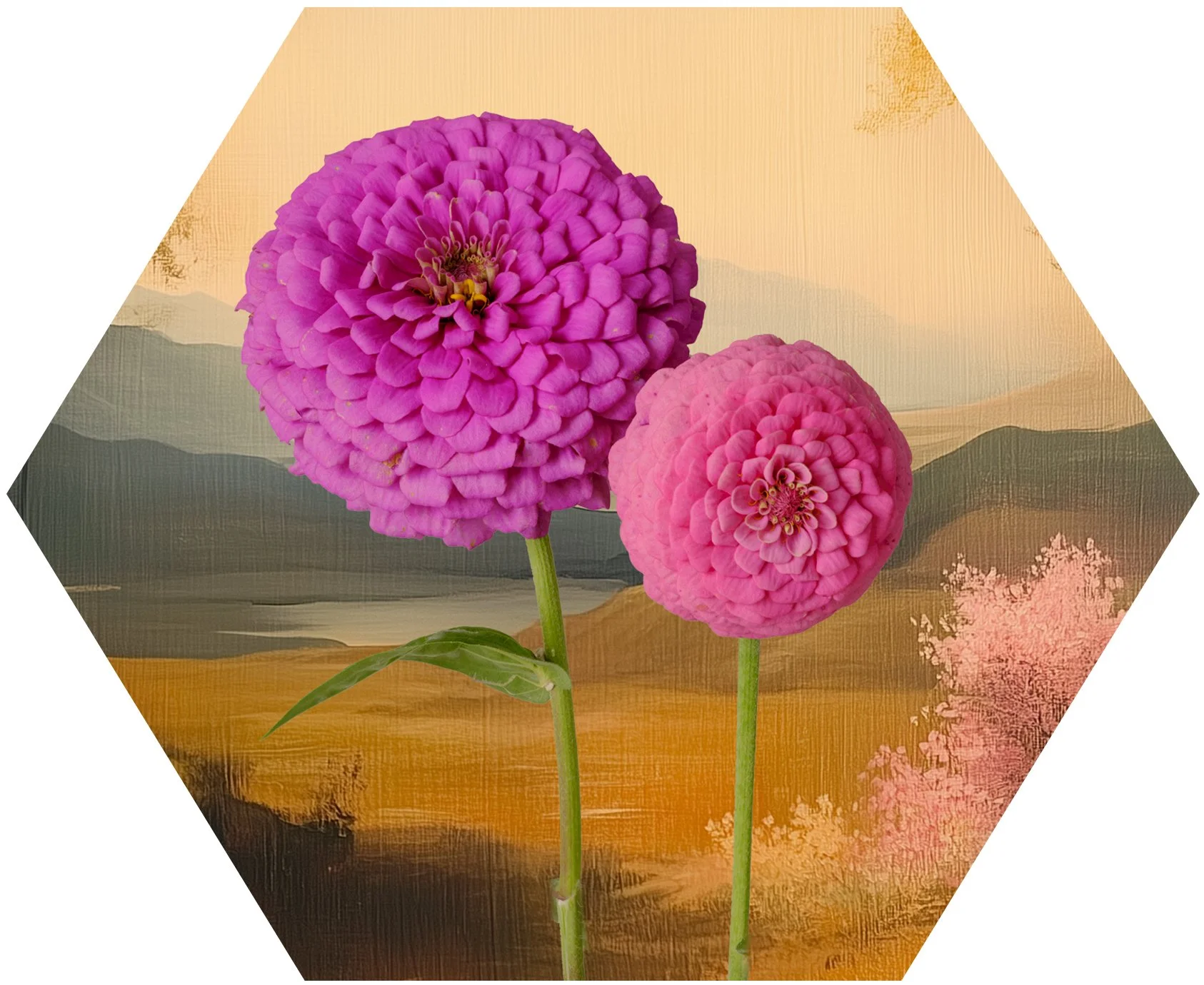 zinnias in small hex.jpg