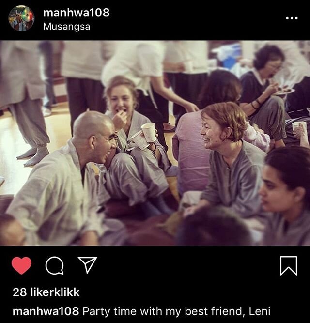 TBT to better times. Repost @manhwa108 -Sometimes it just happens that you travel to the other side of the world and find a friend for life. In this case the best mexican monk you could find in Korea. I&rsquo;m looking forward to see you again @manhw