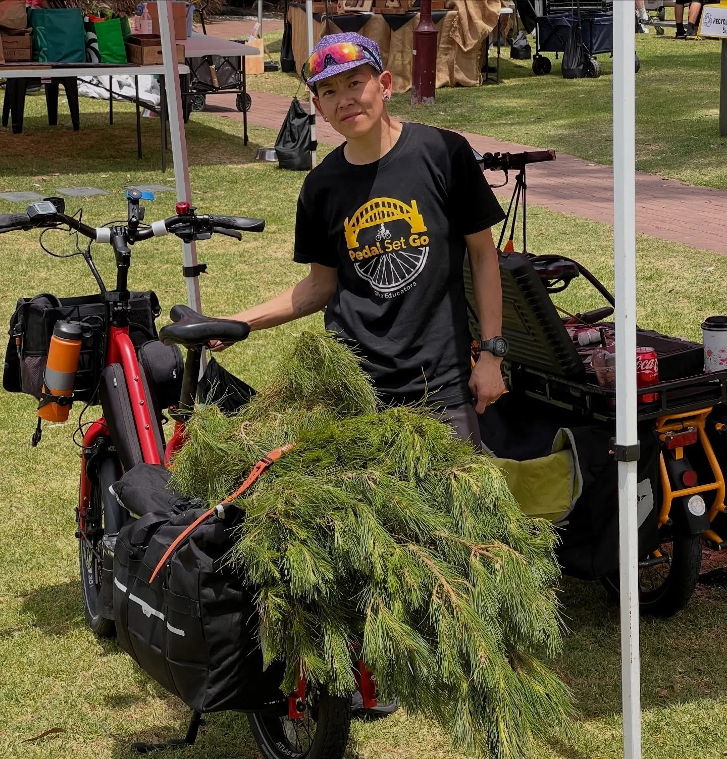 All we want for Christmas is a ramp! Heading back south after a fantastic tune up session @nthsydmkts. We are going home with some wonderful local@produce and a Christmas tree thanks to @1stnorthsydneyscouts.