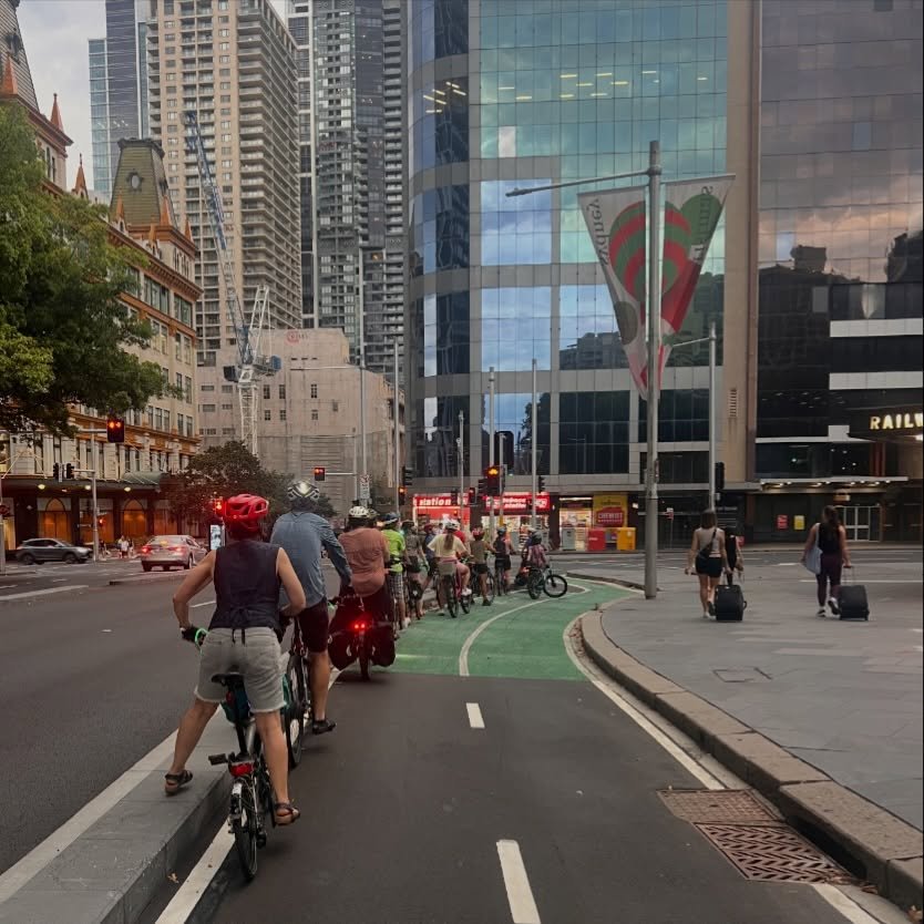 Today&rsquo;s Christmas themed guided ride was our last ride of the year, and it felt like the perfect way to finish.

A huge thank you to @cityofsydney for supporting riders through theirCycling program. That support makes a real difference and lets