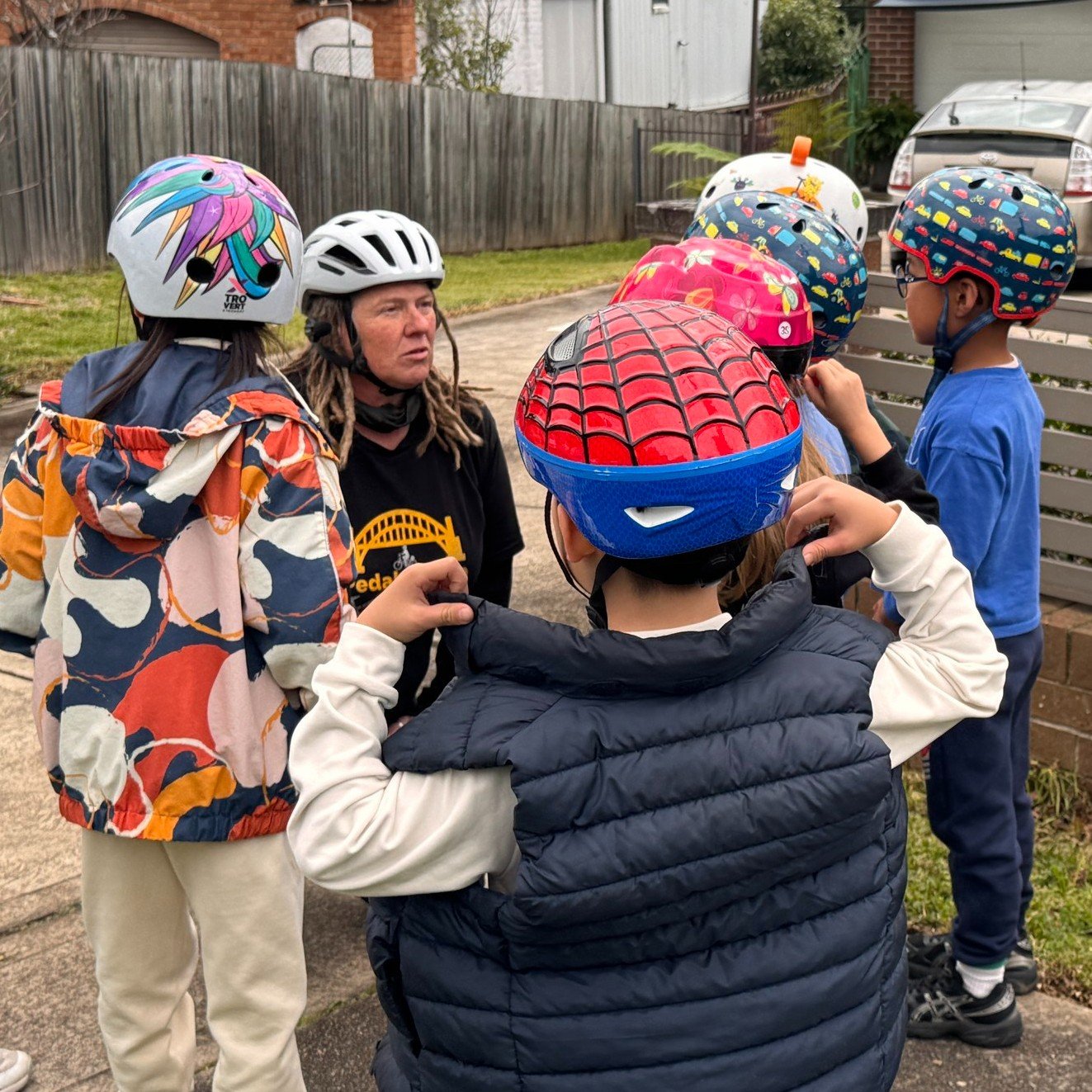 Teaching children to ride is also teaching them to think ahead.

When we ride with children, we're not constantly giving instructions.

We're asking questions.

"What do you think might happen here?"

"Where could someone appear from?&