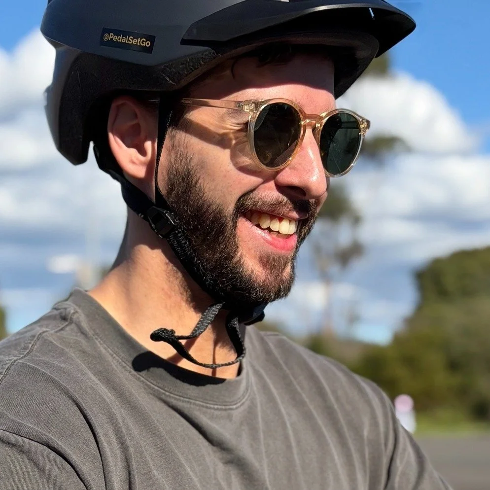 Every learn-to-ride journey is different.

Recently, one rider progressed quickly from building confidence to transitioning onto pedals.

From there, the lesson expanded into practical riding skills: using gears, slow riding, controlled stopping, and