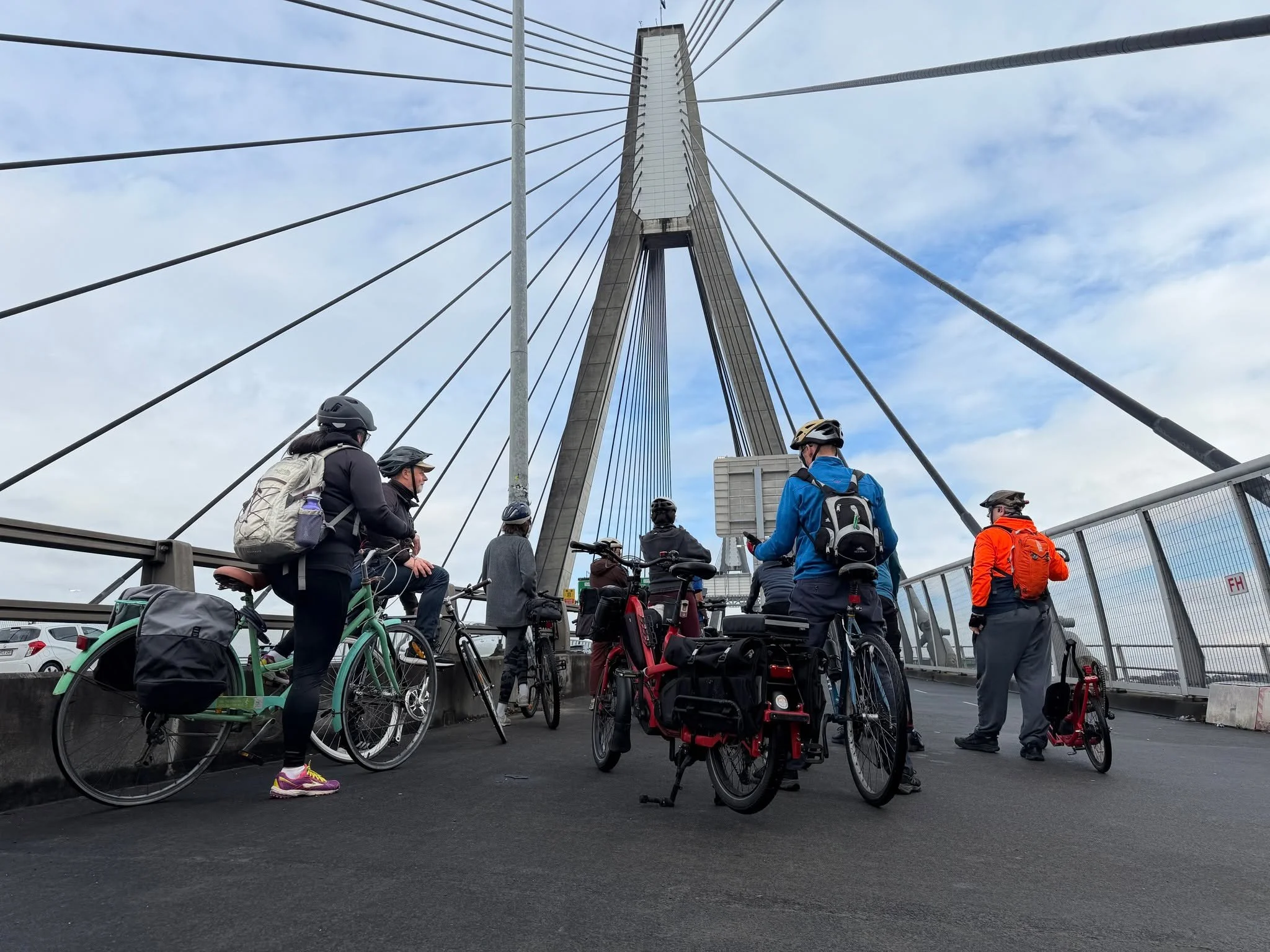You don't need to know Sydney to enjoy riding in Sydney.

One of the most common things we hear is:

"I'd never have found that route on my own."

Our guided rides are designed to help people discover quieter streets, connected cycleways an
