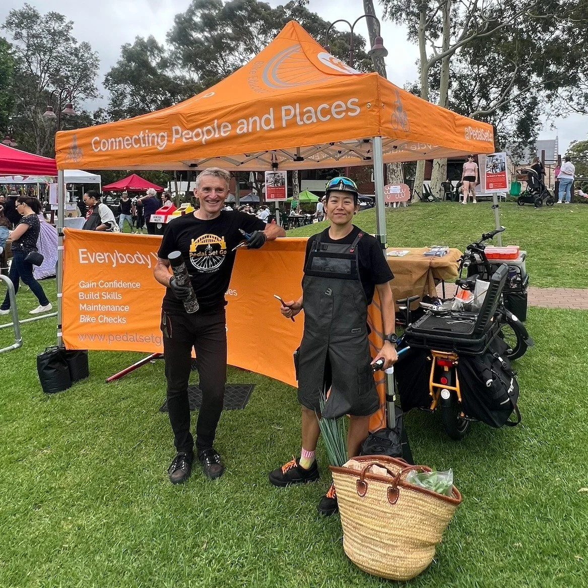 FREE BIKE CHECK-IN + TUNE-UP AT NORTHSIDE PRODUCE MARKET

Saturday 5 September
8am&ndash;11.45am
Ted Mack Civic Park, North Sydney

Bring your bike along to n@nthsydmkts  and visit Pedal Set Go for a free Check In &amp; Tune Up, thanks to the support