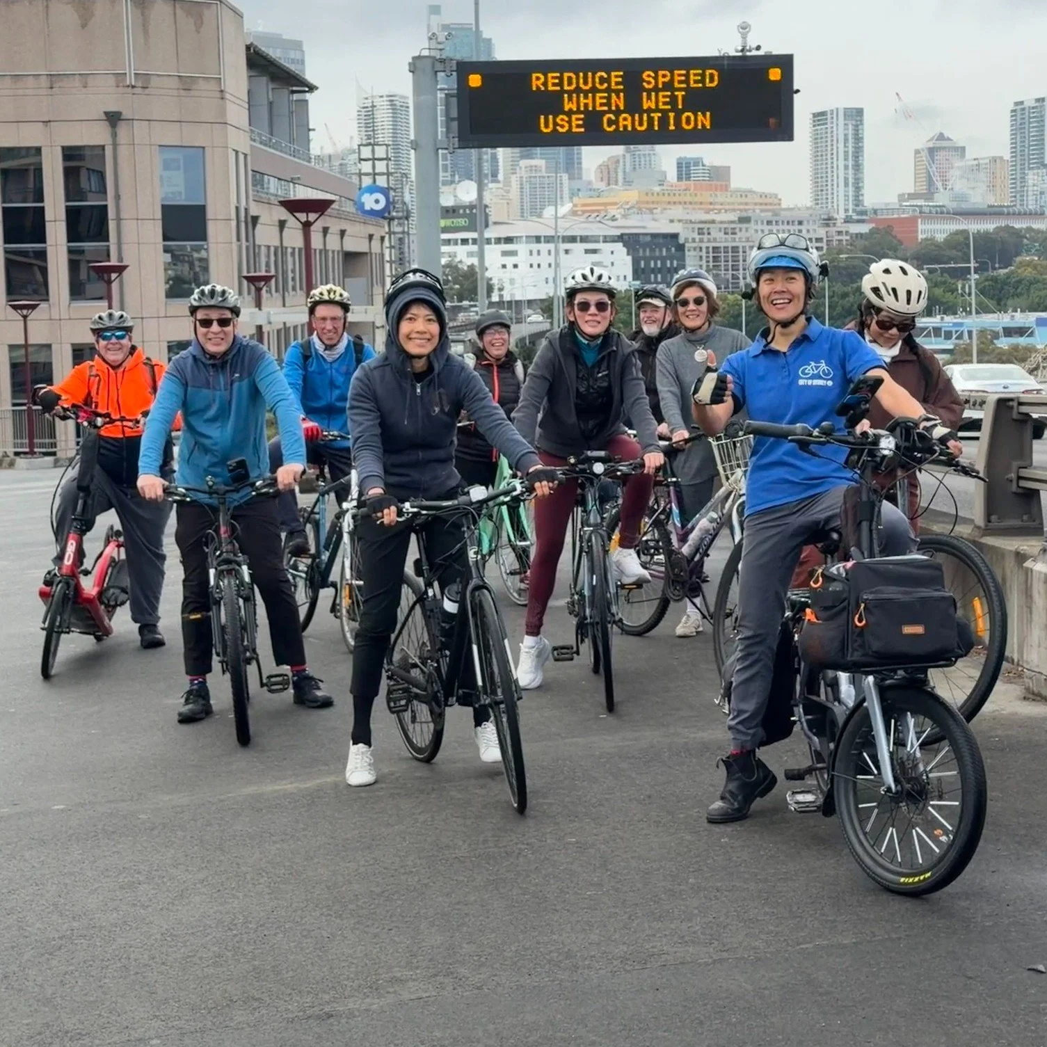 What happens on a guided ride with Pedal Set Go?

We ride, of course. But there&rsquo;s a lot happening along the way.

We might stop and look at a connection you&rsquo;ve ridden past without noticing. Practise riding slowly so the group can stay tog