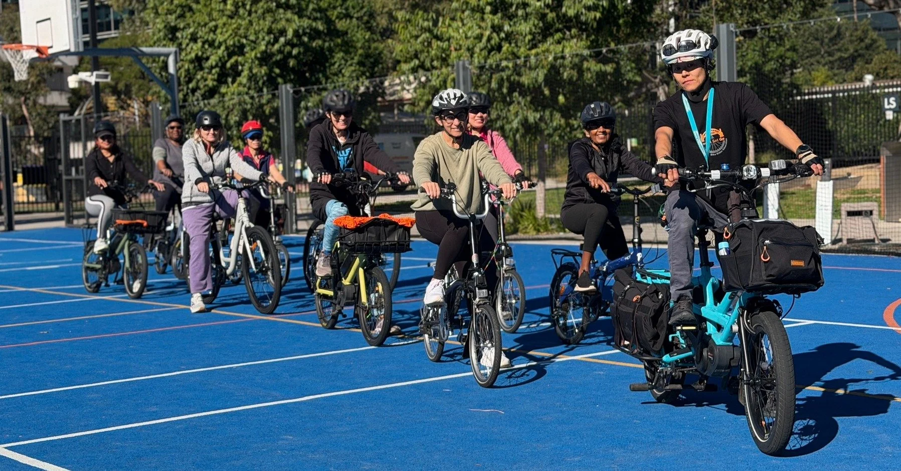 What happens in a bike lesson with Pedal Set Go?

We start with you.

What would you like to be able to do? What already feels comfortable? What doesn&rsquo;t? Is there something about riding that makes you nervous, or something you&rsquo;ve simply n