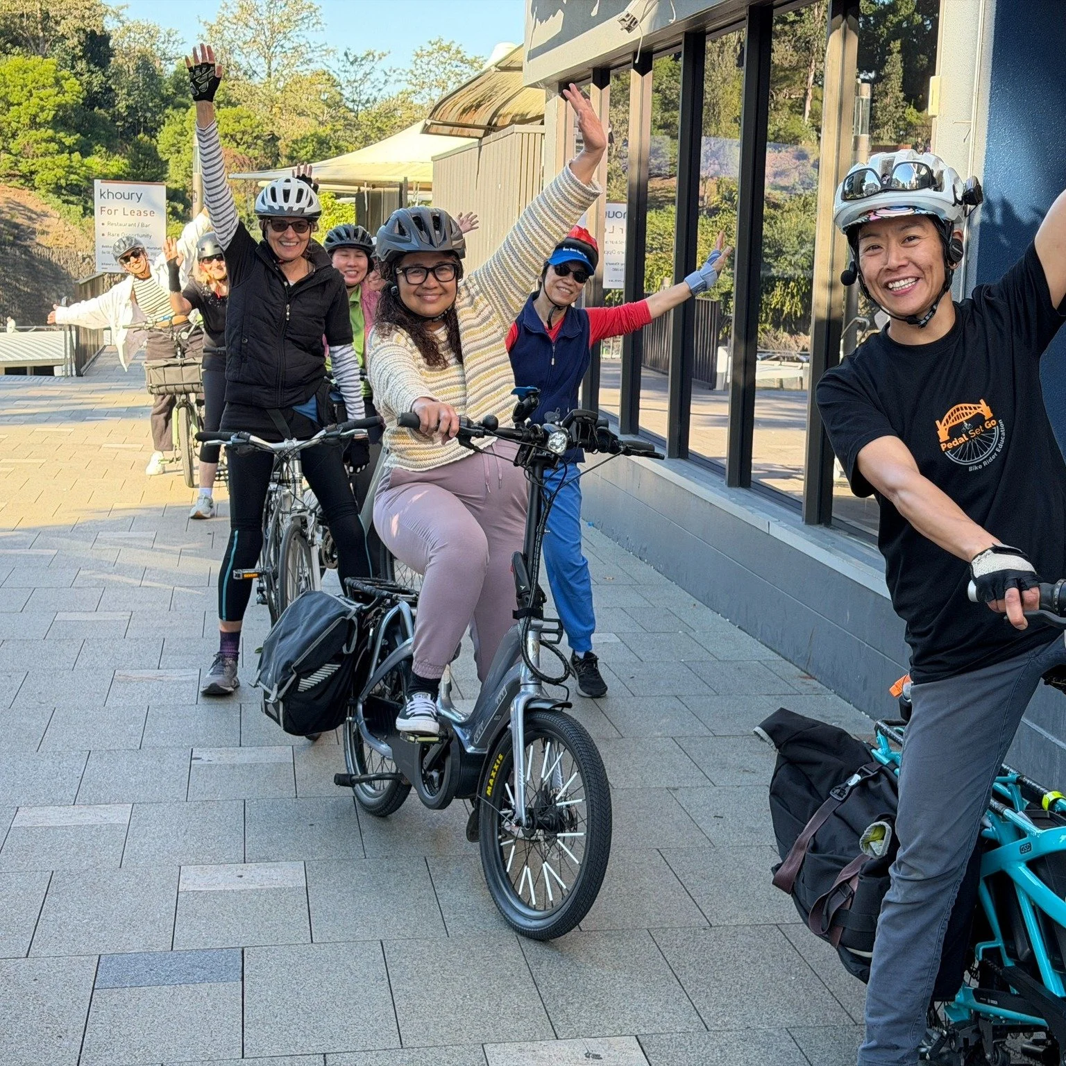 Sometimes the hardest part of riding somewhere new is simply knowing how to get there.

On our guided rides, we explore how cycleways, shared paths and quieter streets connect, and the choices we can make when there&rsquo;s more than one way to get s