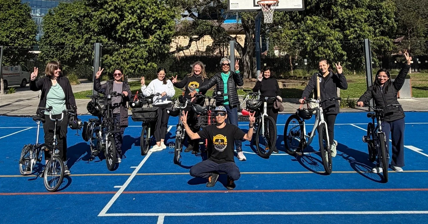 The forecast wasn&rsquo;t encouraging. Everybody came anyway.

In week three of our Women in Focus bike program in Parramatta, heavy rain was forecast for our Saturday session.

There were messages beforehand and reassurance. Every participant turned