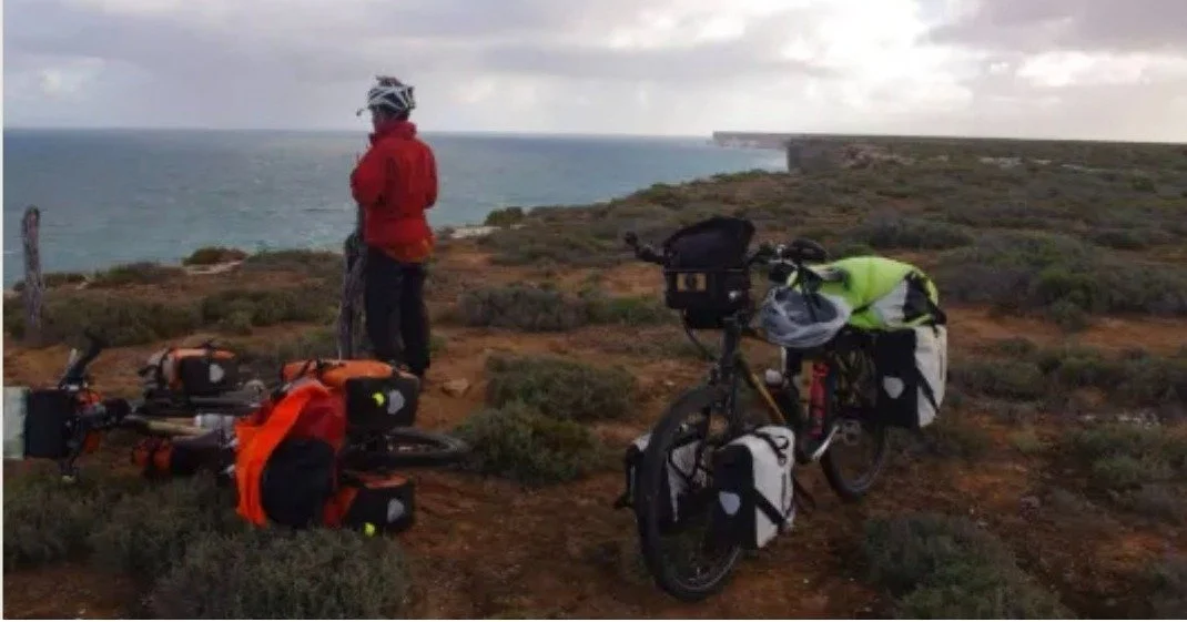 We left the highway looking for a logbook buried beside a fence post.

As you do.

Somewhere on the Nullarbor, we&rsquo;d been given directions to a touring cyclists&rsquo; logbook hidden near the edge of the continent.

We followed an unmarked track