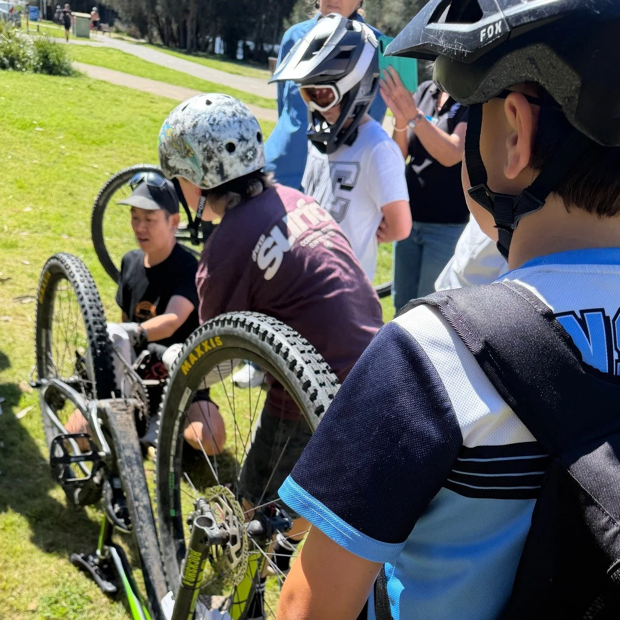 Learning by doing, on and off the bike.

Our recent teen workshop brought together riding skills, a guided ride and practical bike care, giving participants time to practise with support.

One part that really got the group involved was working on th