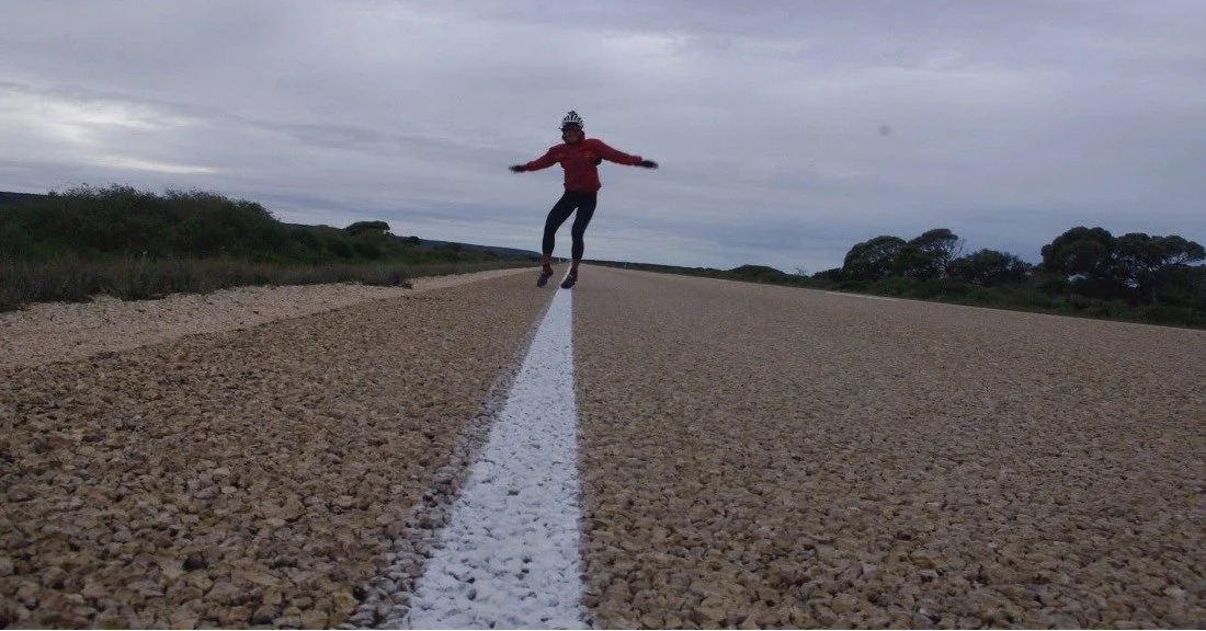 We had a long way to go. Then there were whales.

Crossing the Nullarbor on our bamboo bikes, Li and I were conscious of the distance still ahead of us. Sydney was getting closer, but there was plenty of riding left.

One sunny day, with a tailwind h