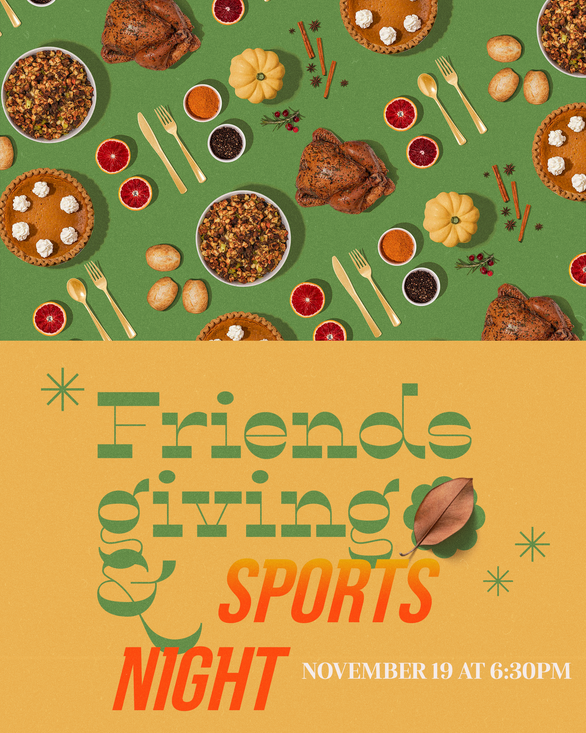 ELVT FRIENDSGIVING/SPORTS NIGHT