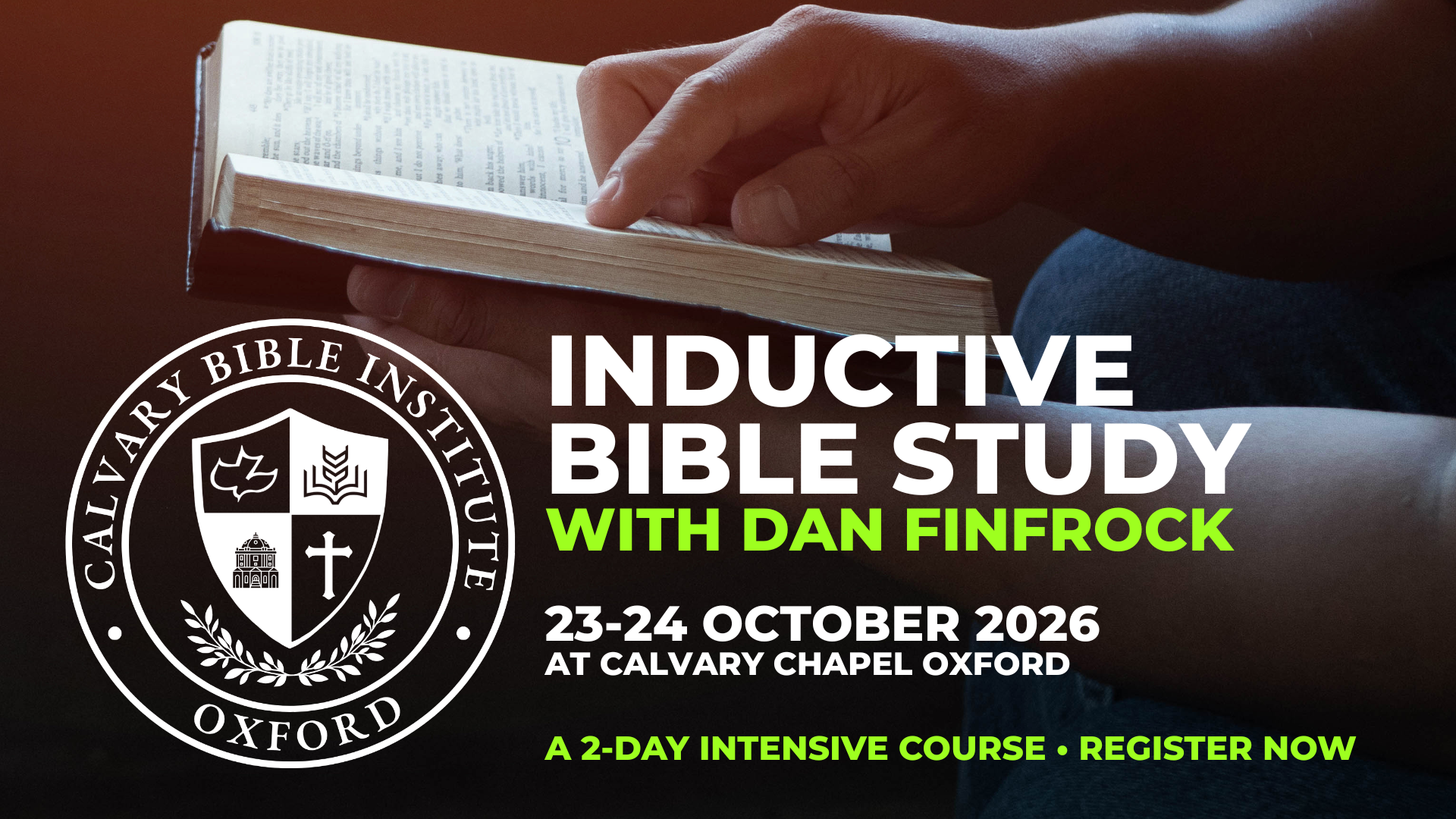 CBI OXFORD Inductive Bible Study Intensive