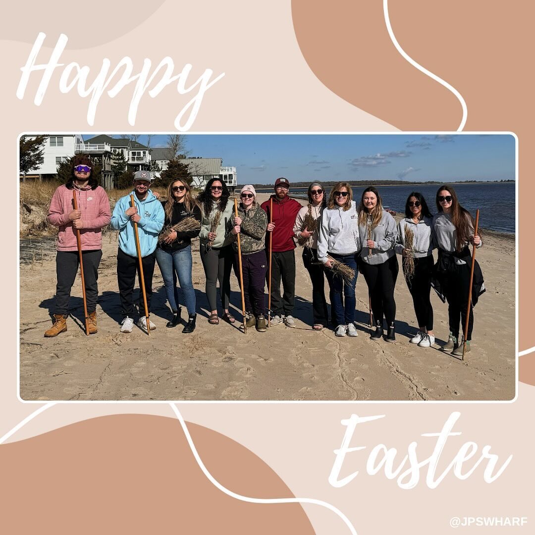 From our family to yours!! This was a few weeks ago when our staff volunteered to plant beach grass 🌱 We are so grateful for the amazing group of individuals who work with us. Reminder that we are CLOSED today so these people can spend time with the