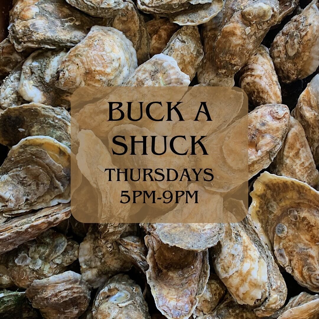 Tonight!! We&rsquo;ll see you soon for $1 raw oysters! 🦪