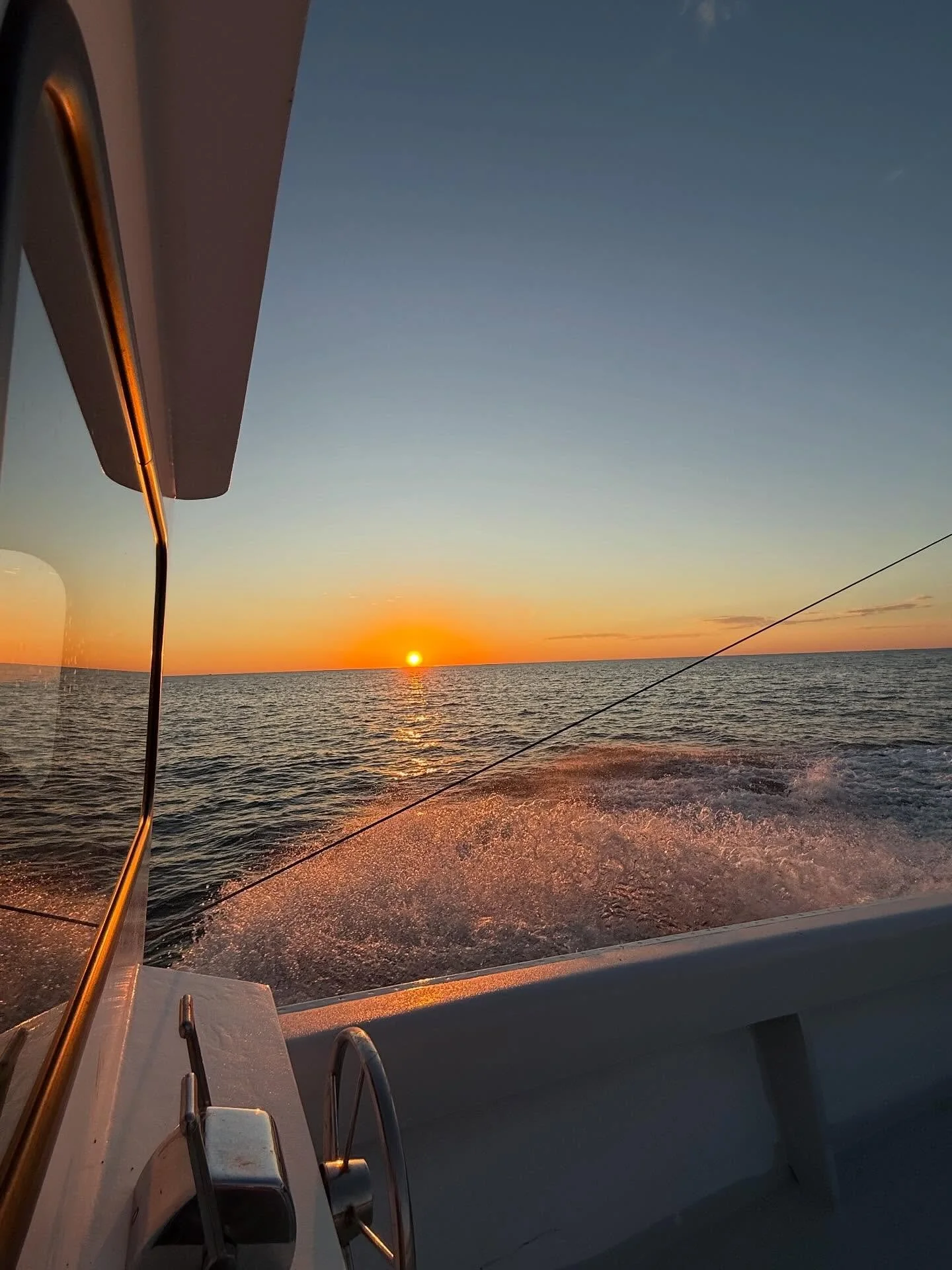 An absolutely gorgeous morning on the oyster boat! Don&rsquo;t forget that today is clam strip day &amp; tomorrow is Buck A Shuck &amp; Oyster Night! See you at noon! ☀️