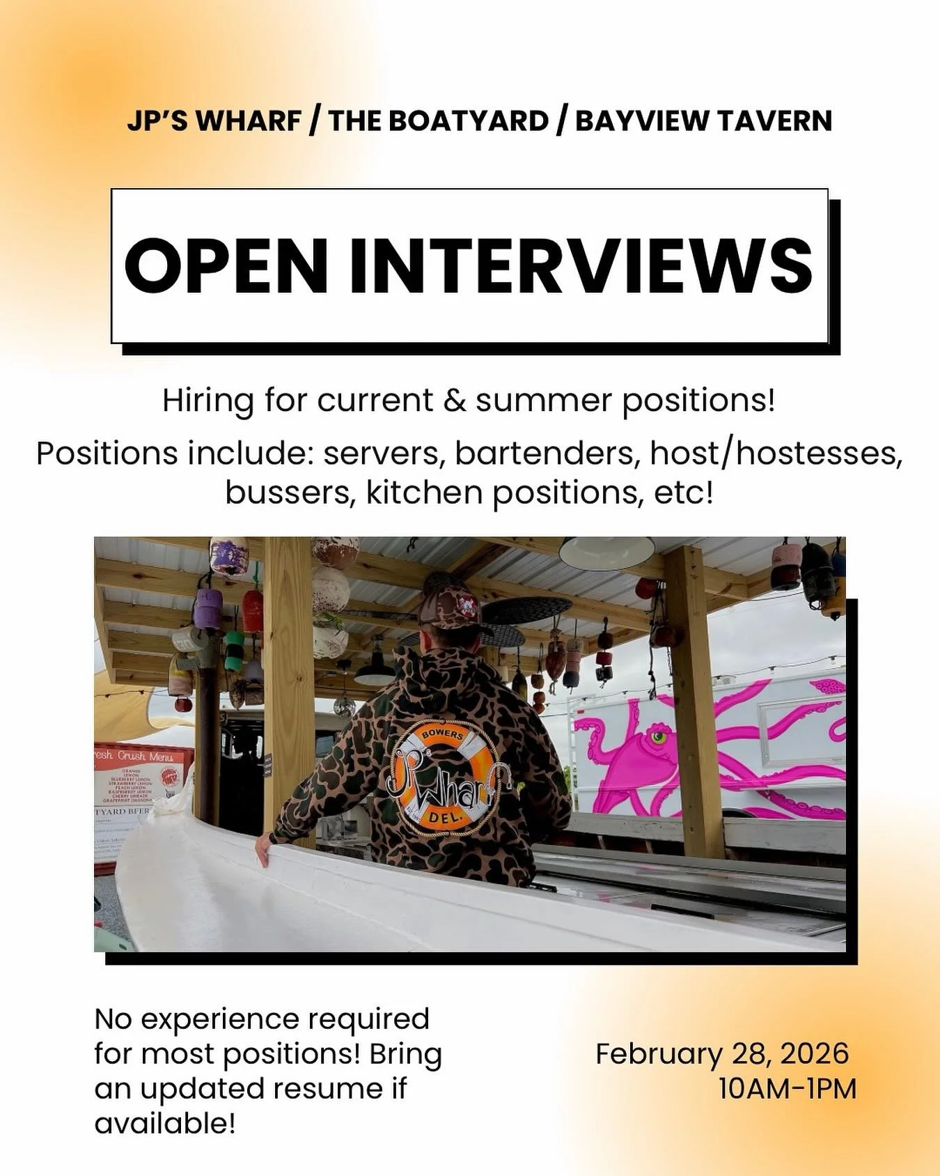 💼 Quick reminder that our open interviews are this coming Saturday!! We are looking for motivated &amp; committed individuals to join our team for the 2026 season! Check out our event listed on our Facebook page for a few more details or direct mess