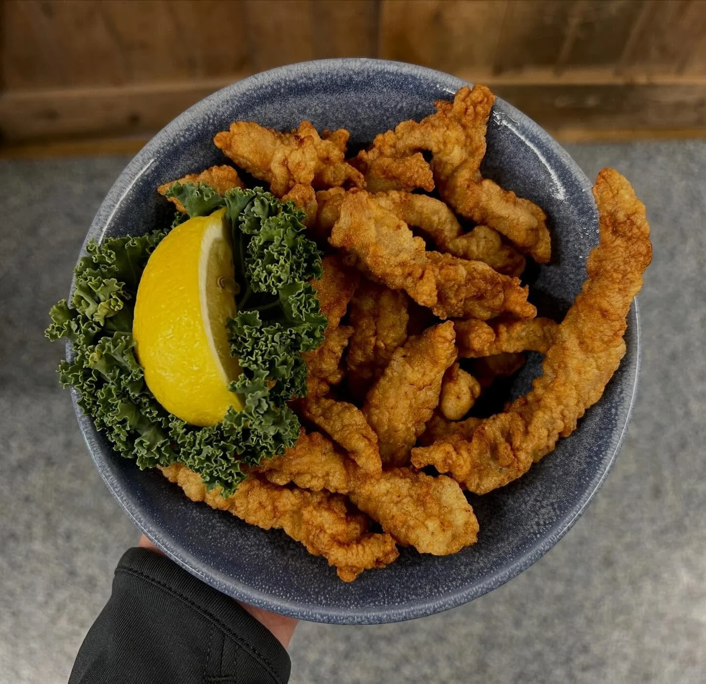 Today is our LAST clam strip day due to lack of supply!! It&rsquo;s a gorgeous day, come get the last of them!! ☀️