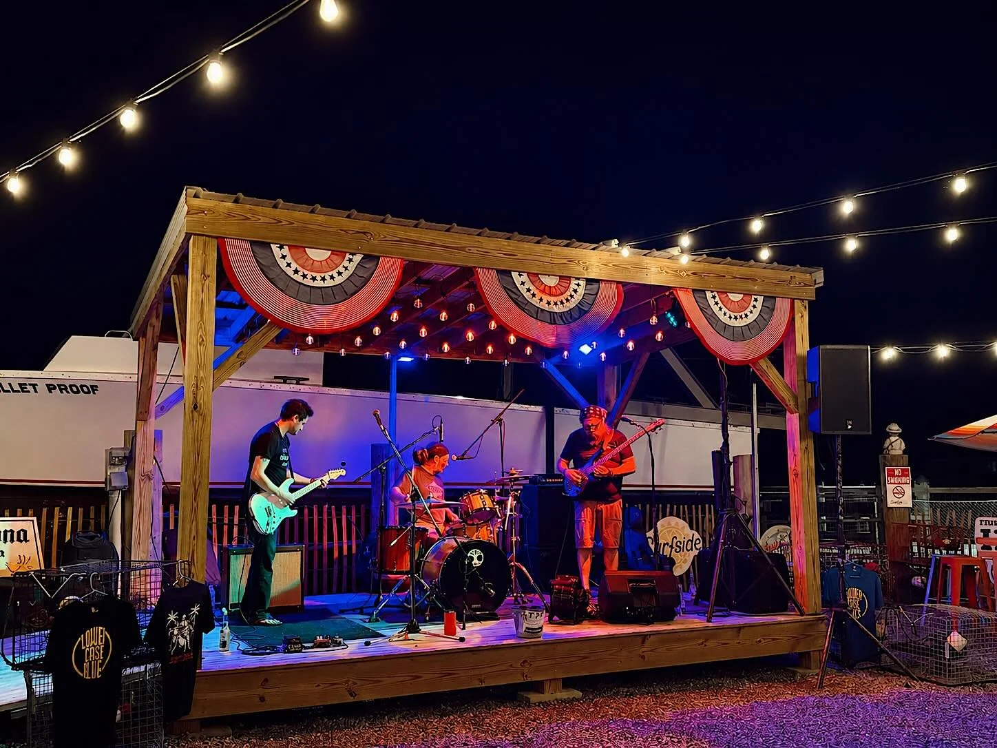 Lower Case Blues killed it last night! Join us tonight for Rusted Anthem! They take the stage at 7pm 🎸🎶