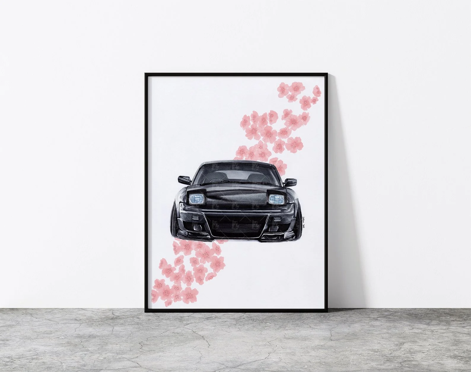 180SX Cherry Blossom Print