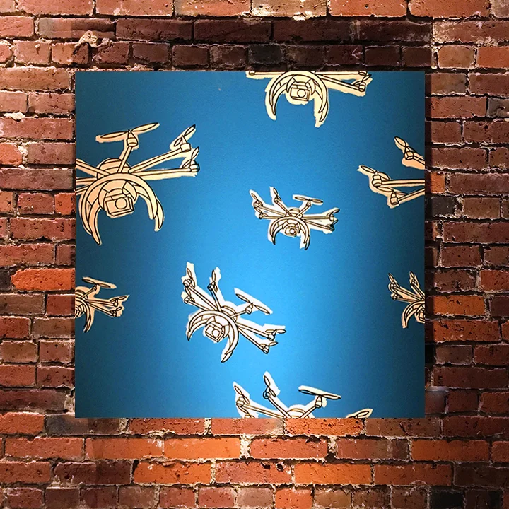 Drones Print, Option 2