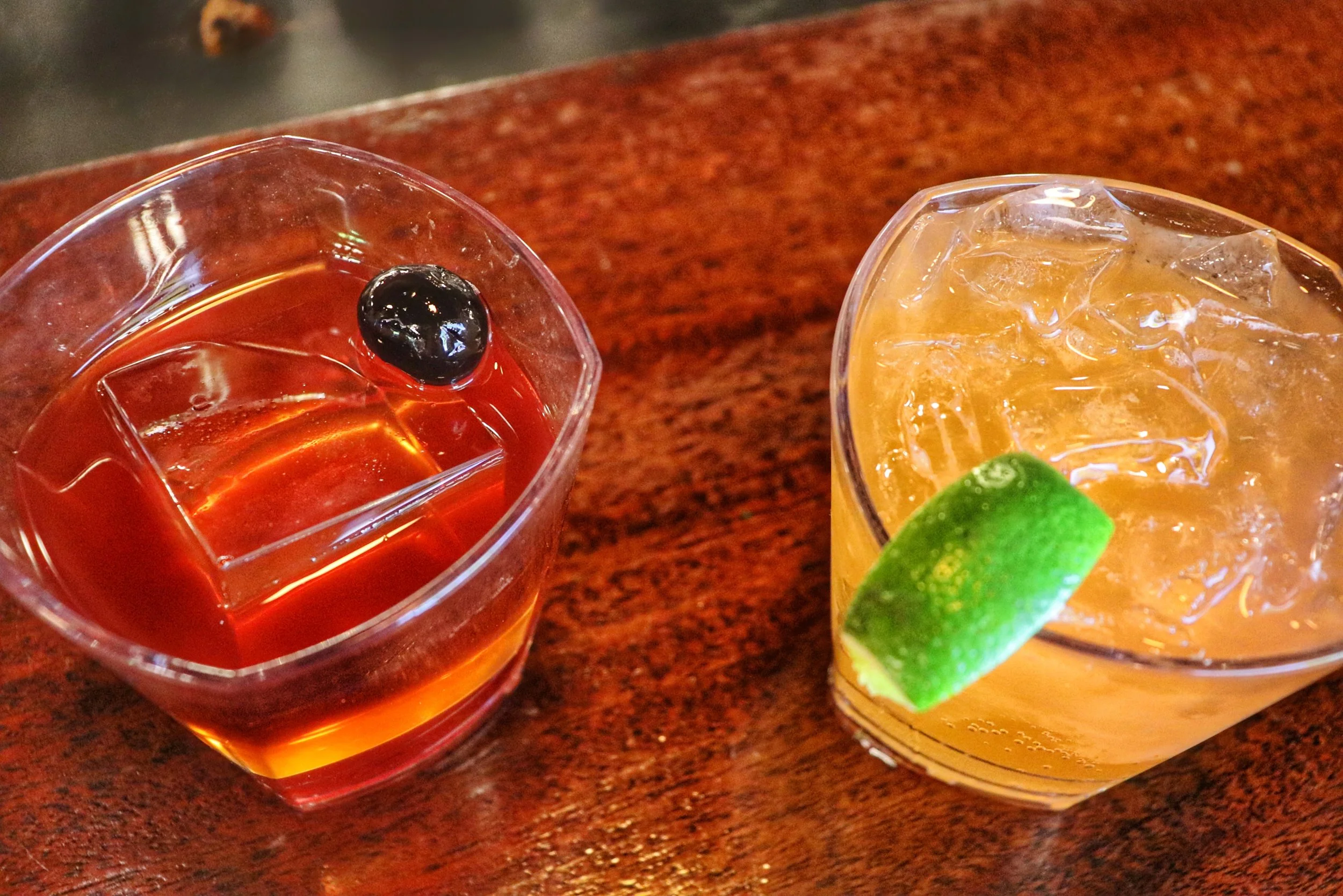 Kentucky Negroni(left) and The Den Mule(right.JPG